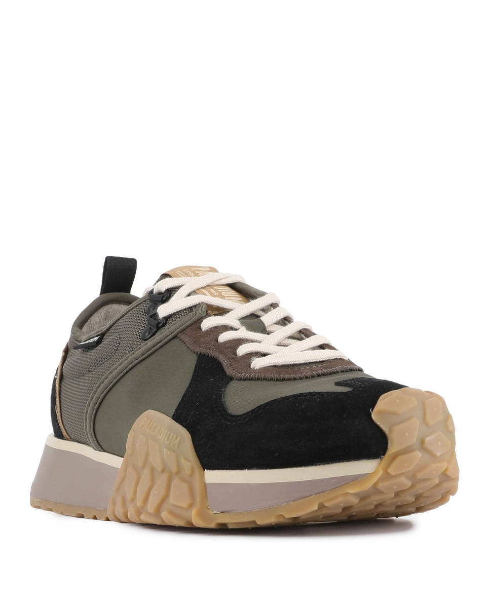 Sapatilhas de Homem Palladium Cor Azeitona Verde-2
