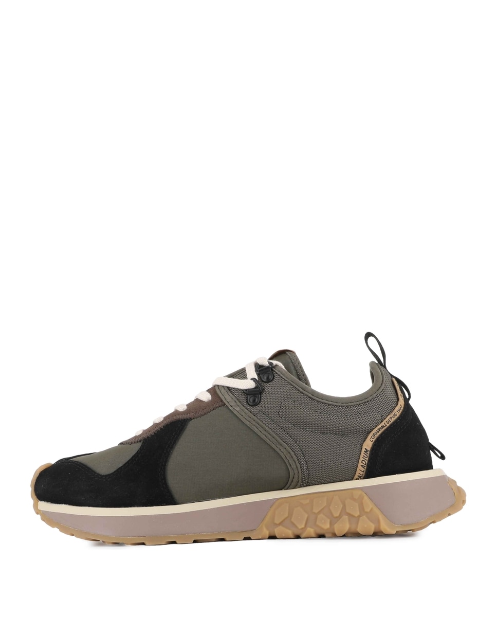 Sapatilhas de Homem Palladium Cor Azeitona Verde-3