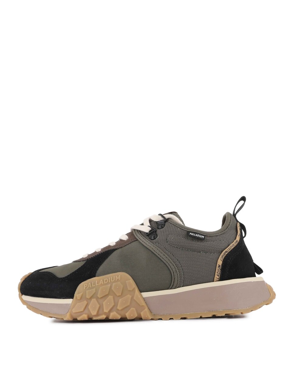 Sapatilhas de Homem Palladium Cor Azeitona Verde-5