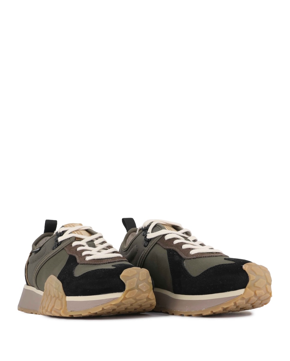 Sapatilhas de Homem Palladium Cor Azeitona Verde-6