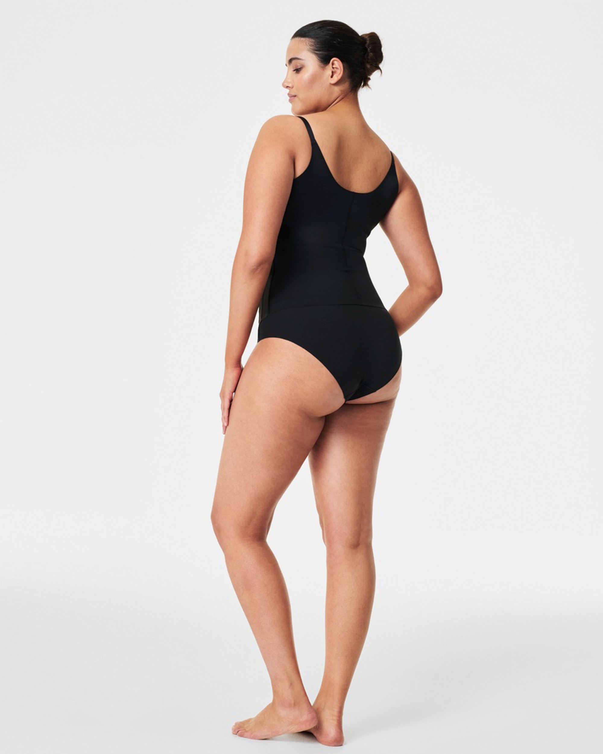 T-shirt Compressoa de Peito Descoberto Totalcontour Spanxsupersculpt™ Preto-2