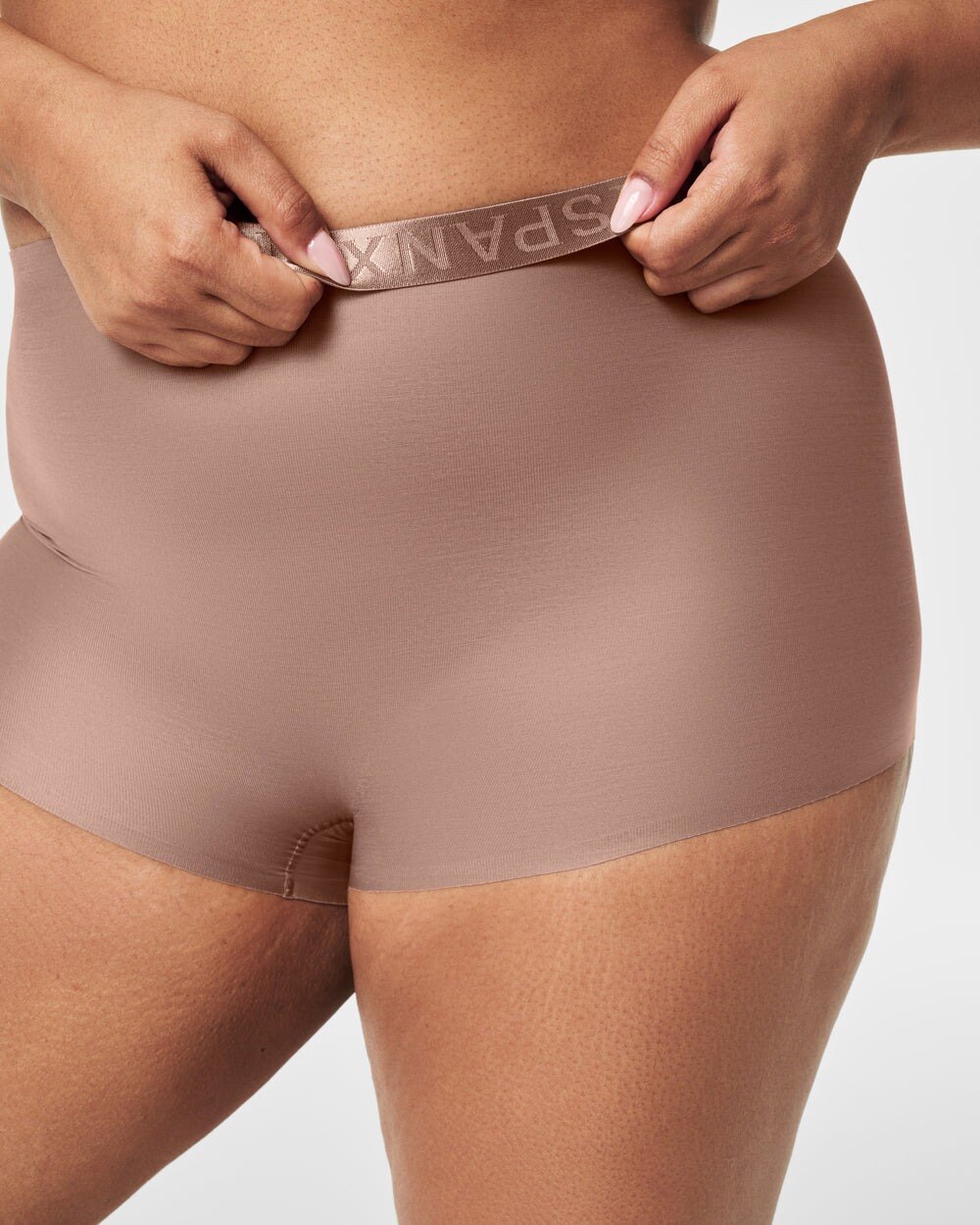 Cueca Moldeadora Estilo Culotte Castanho-claro-1