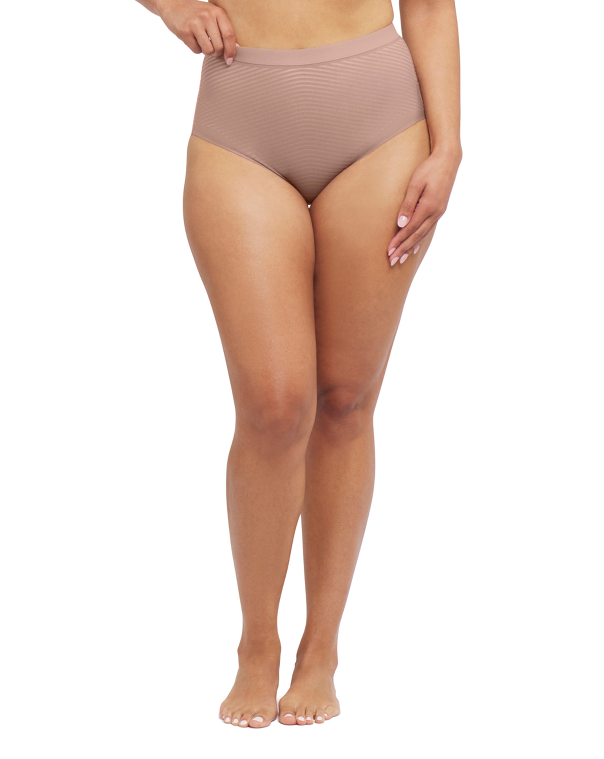 Braga Moldeadora de Algodão Supima® Spanxshape™ Castanho-claro-1