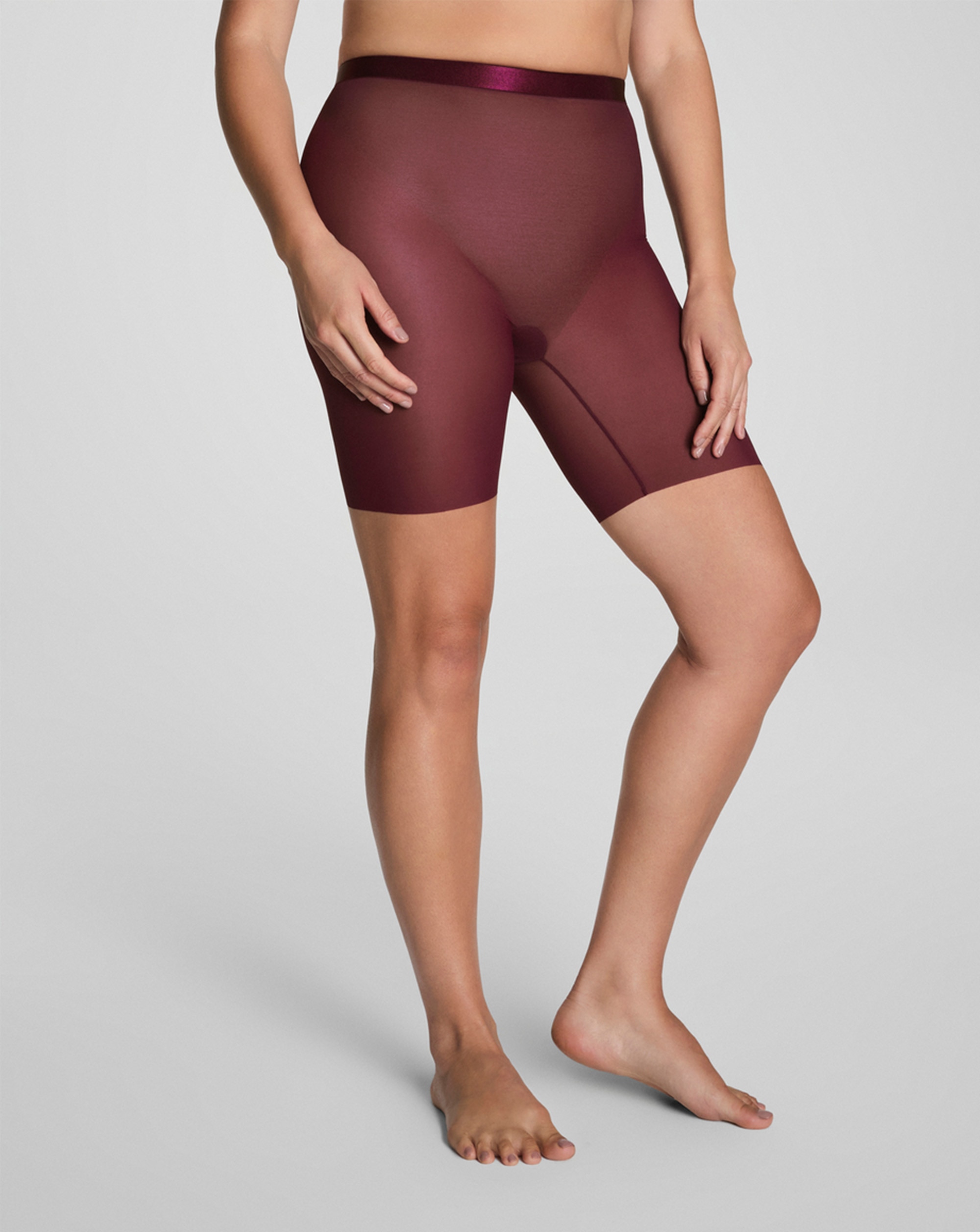 Calças Faja a Meio Da Perna Sheer Sense Spanxsmooth™ Vinho-1