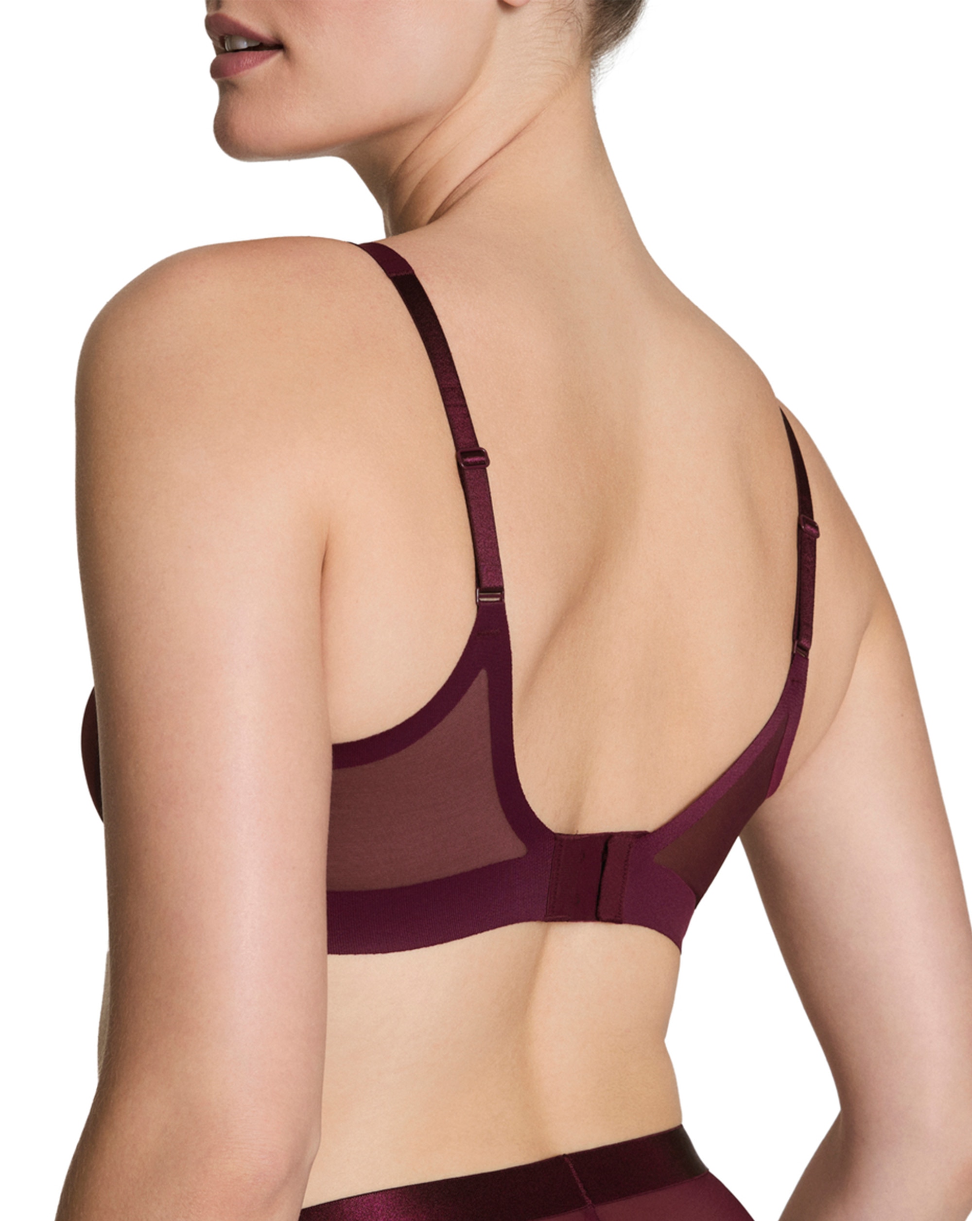 Bralette Sheer Sense Spanxsmooth™ Vinho-2