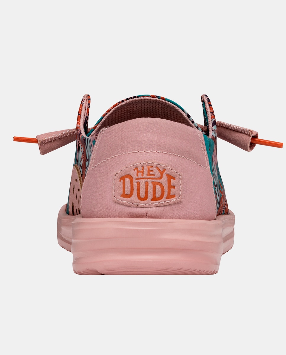 Sapatos de Cordões em Tecido Elástico com Estampado Multicolor-5