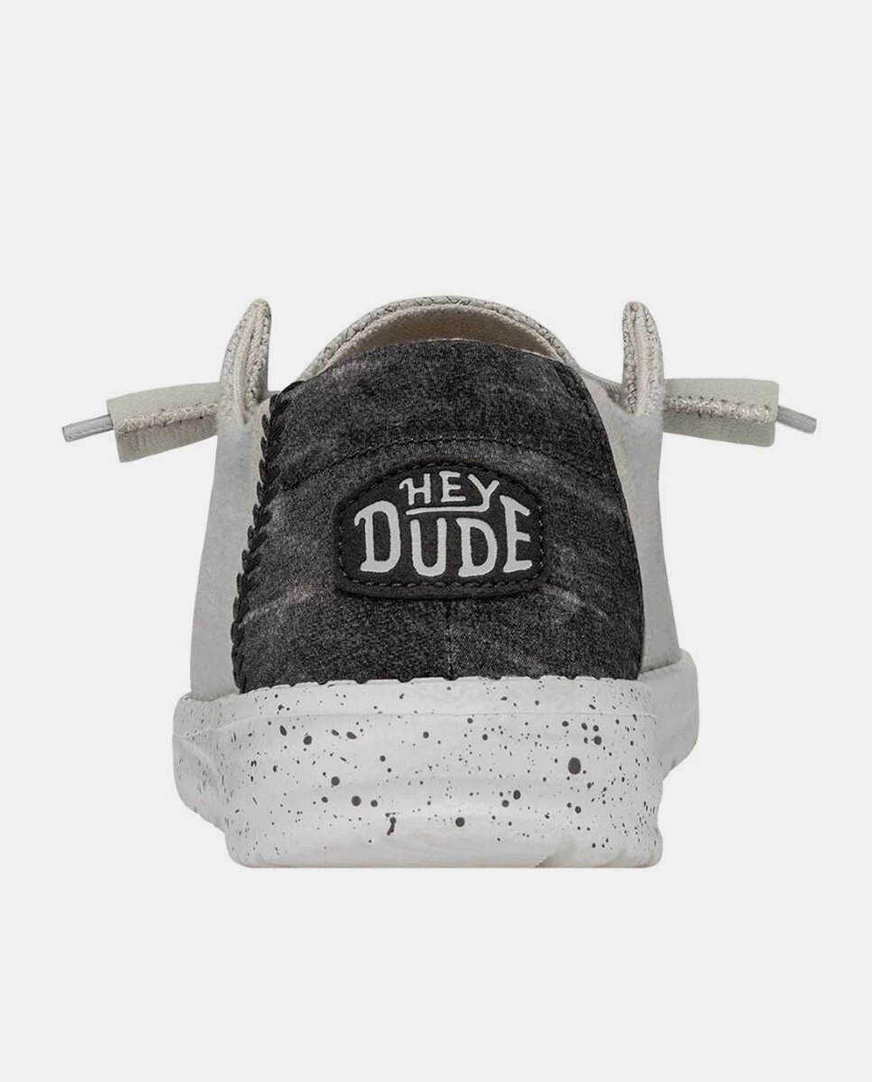 Sapatos de Cordões em Tecido Cinzento-claro-5