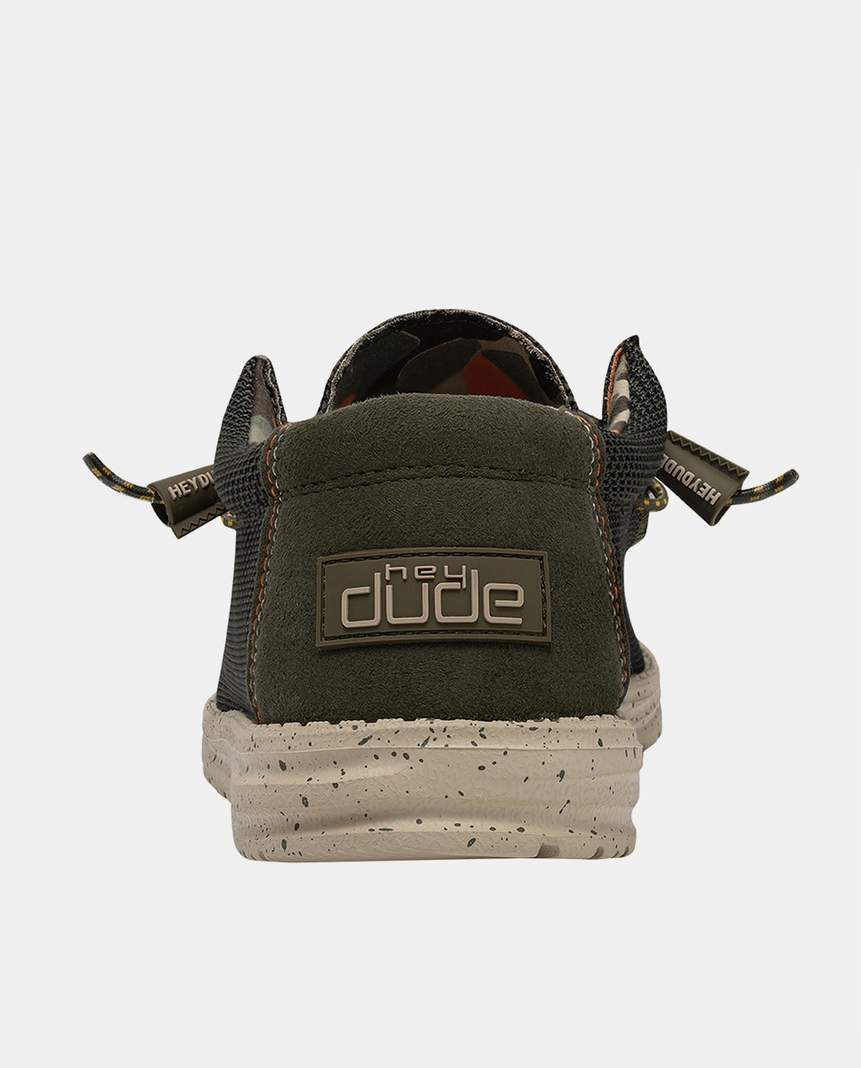 Sapatos de Atacadores Wally Sox com Sola Ultralight e Fecho Elástico Caqui-5