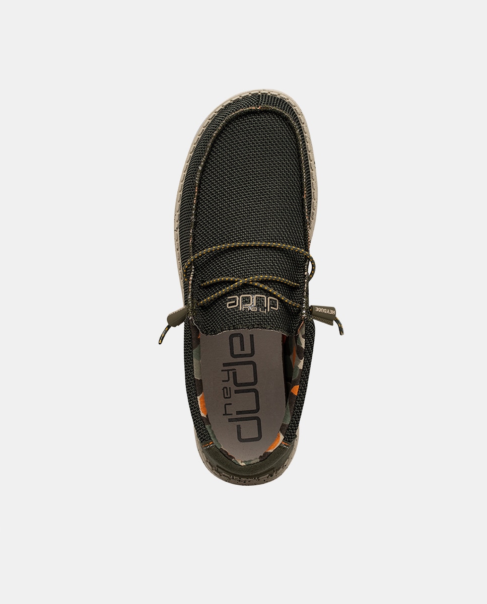 Sapatos de Atacadores Wally Sox com Sola Ultralight e Fecho Elástico Caqui-6