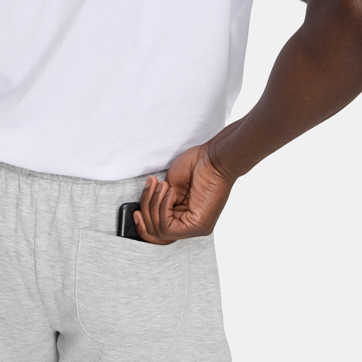 Calções de Homem 7" French Terry Cinzento-5