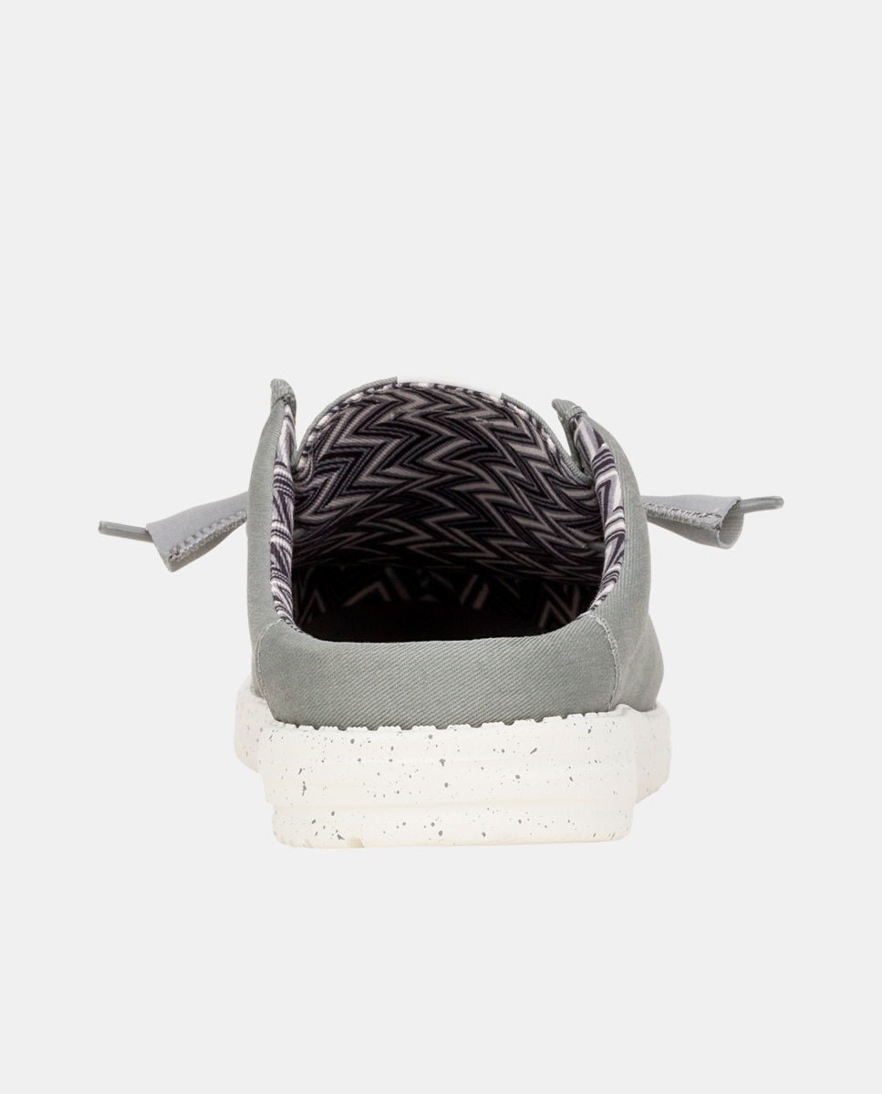 Socas de Lona e Cordões Elásticos Cinzento-claro-6