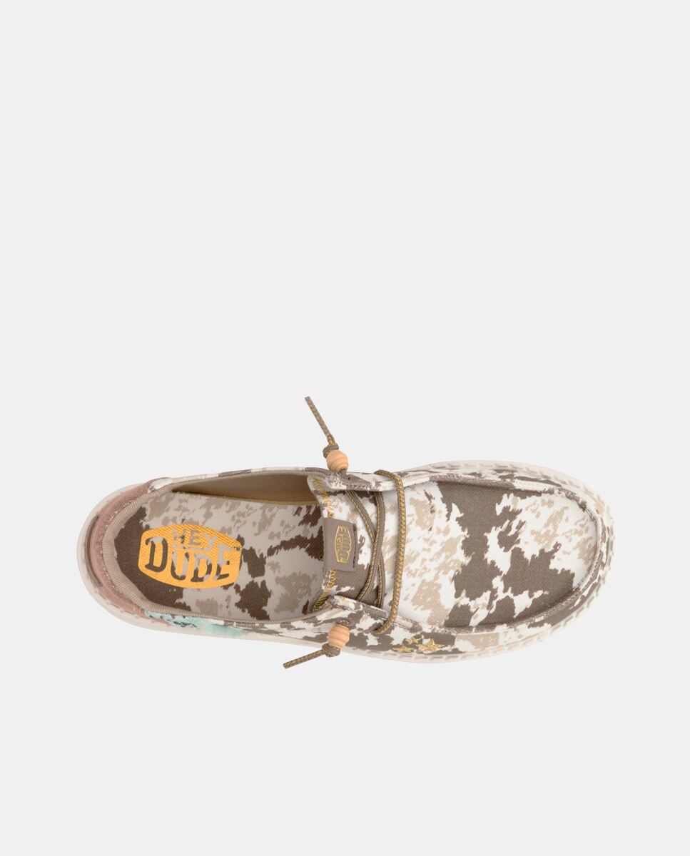 Sapatos de Cordões em Tecido e Detalhes Metalizados Castanho-6