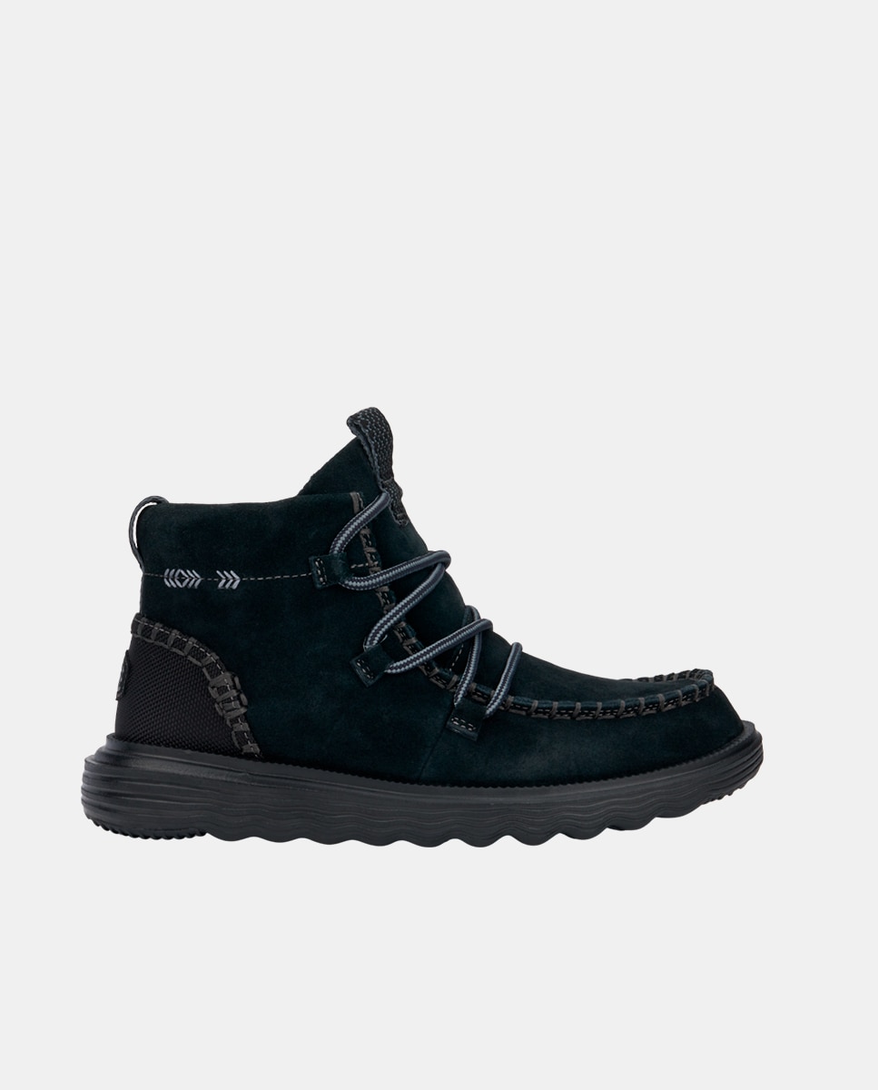 Imagem 0 de Botas de Cordões em Camurça
