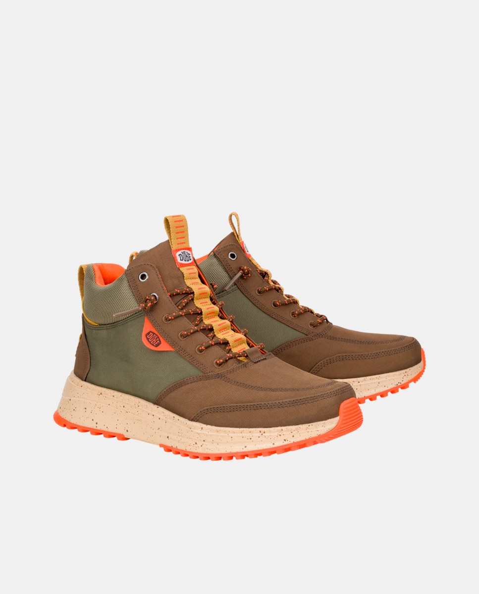 És Fã de Sapatilhas? Amante de Botas? Tahoe Nylon É para Ti. Este Botim de Estilo Desportivo Foi Desenhado com Uma Parte Superior de Nylon Tratada com Spray Repelente À Água e Sola de Borracha com Tacos. Cumprimenta as Melhores Botas Desportivas Verde-2