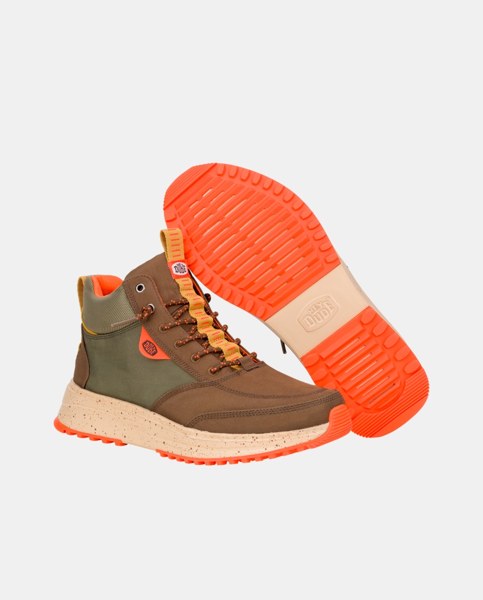 És Fã de Sapatilhas? Amante de Botas? Tahoe Nylon É para Ti. Este Botim de Estilo Desportivo Foi Desenhado com Uma Parte Superior de Nylon Tratada com Spray Repelente À Água e Sola de Borracha com Tacos. Cumprimenta as Melhores Botas Desportivas Verde-3