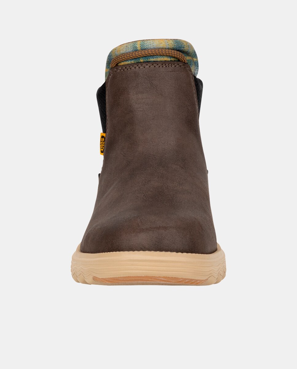 Botins Repelentes À Água Castanho-4