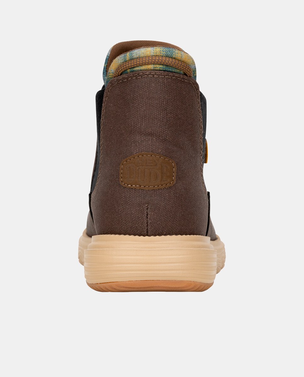 Botins Repelentes À Água Castanho-5