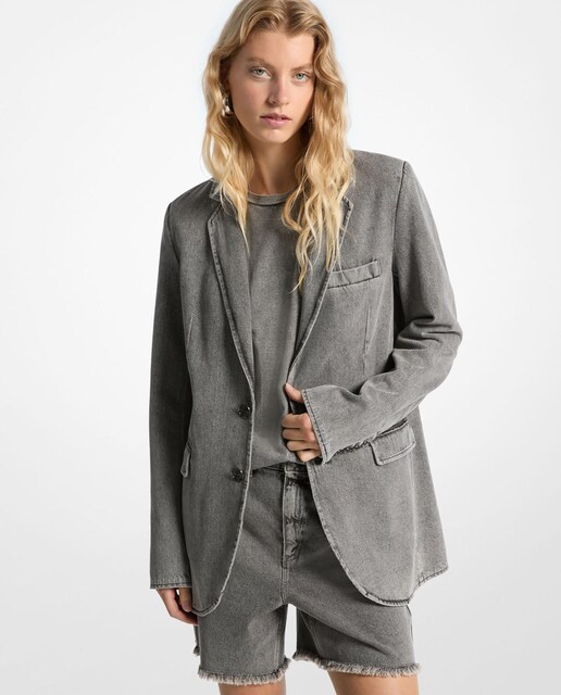 Imagem 0 de Blazer Denim de Algodão