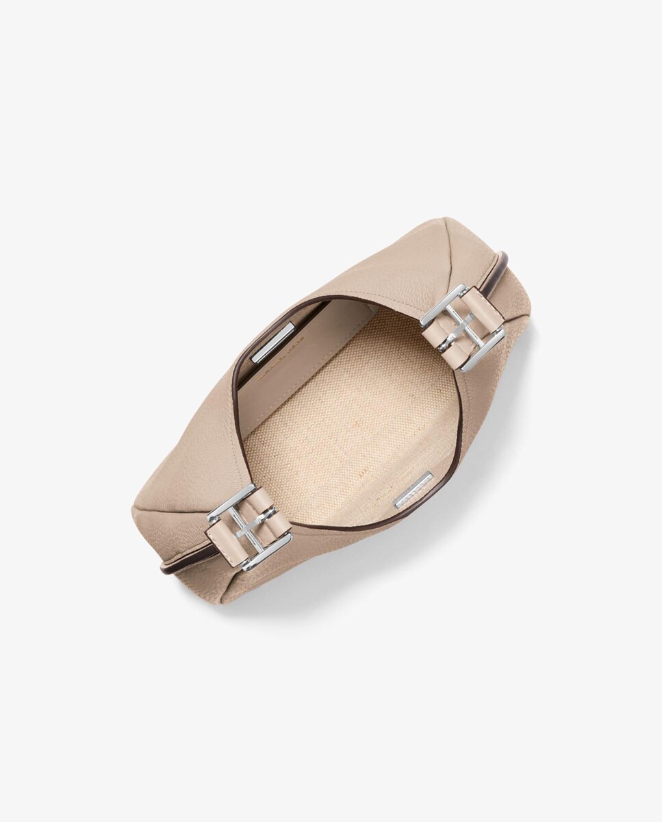 Mala de Ombro Ludlow de Pele Creme-2