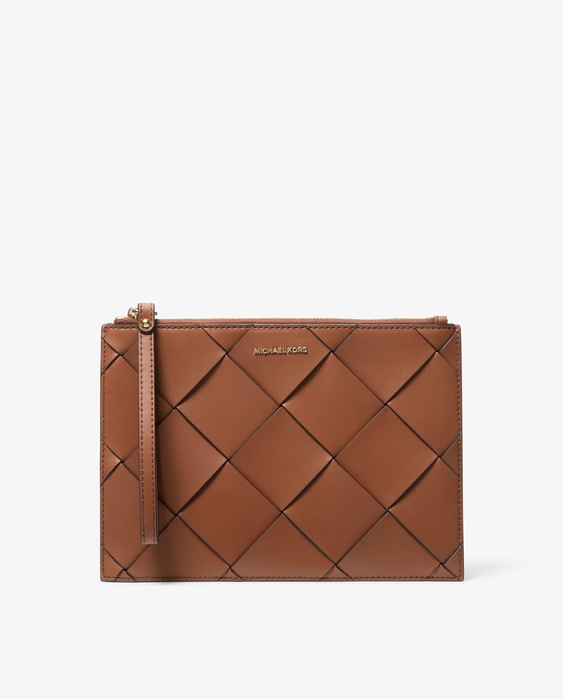 Imagem 0 de Mala de Mão com Pulseira de Pele Tecido