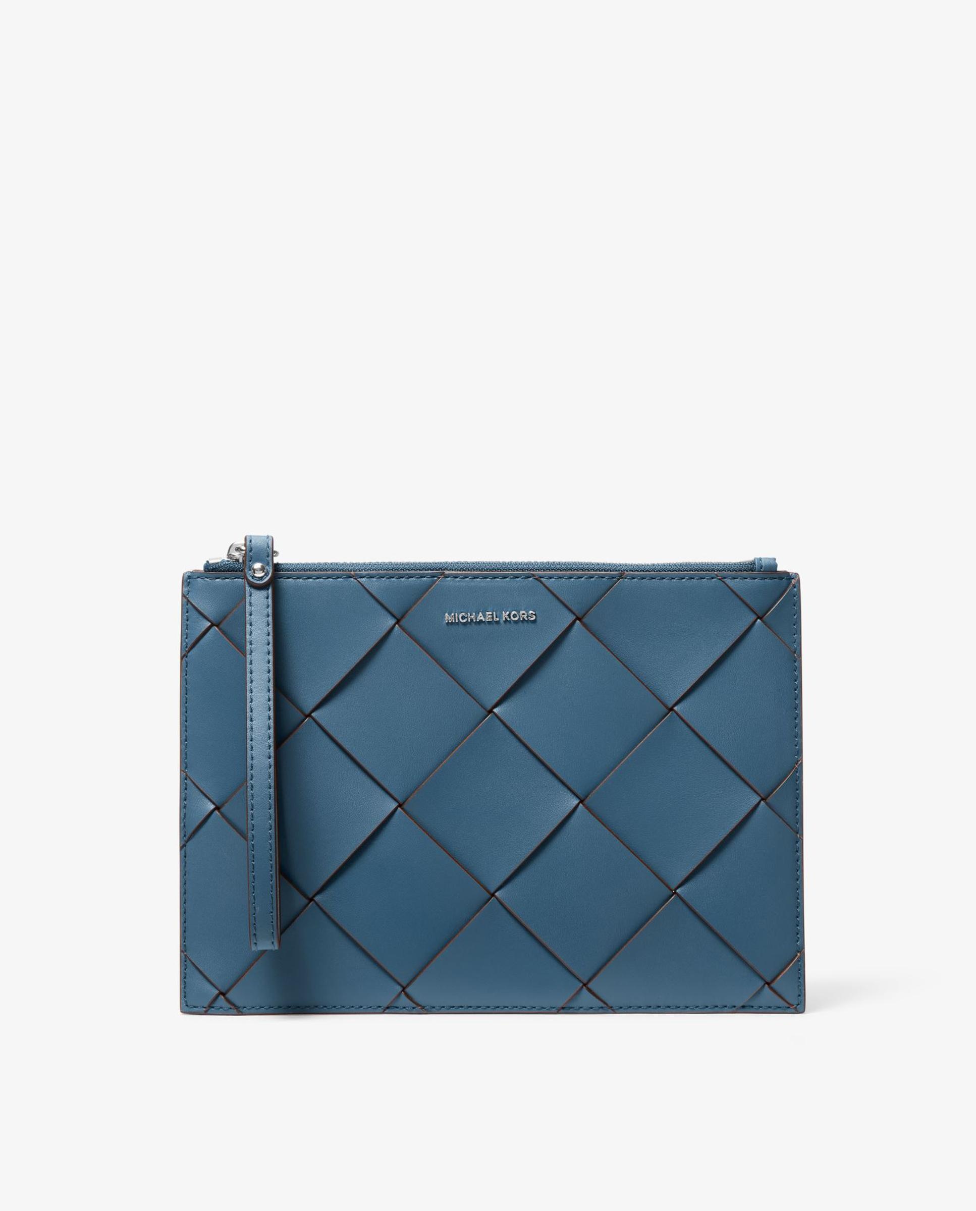 Imagem 0 de Mala de Mão com Pulseira de Pele Tecido