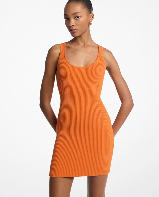 Imagem 0 de Vestido Mini de Malha Elástica