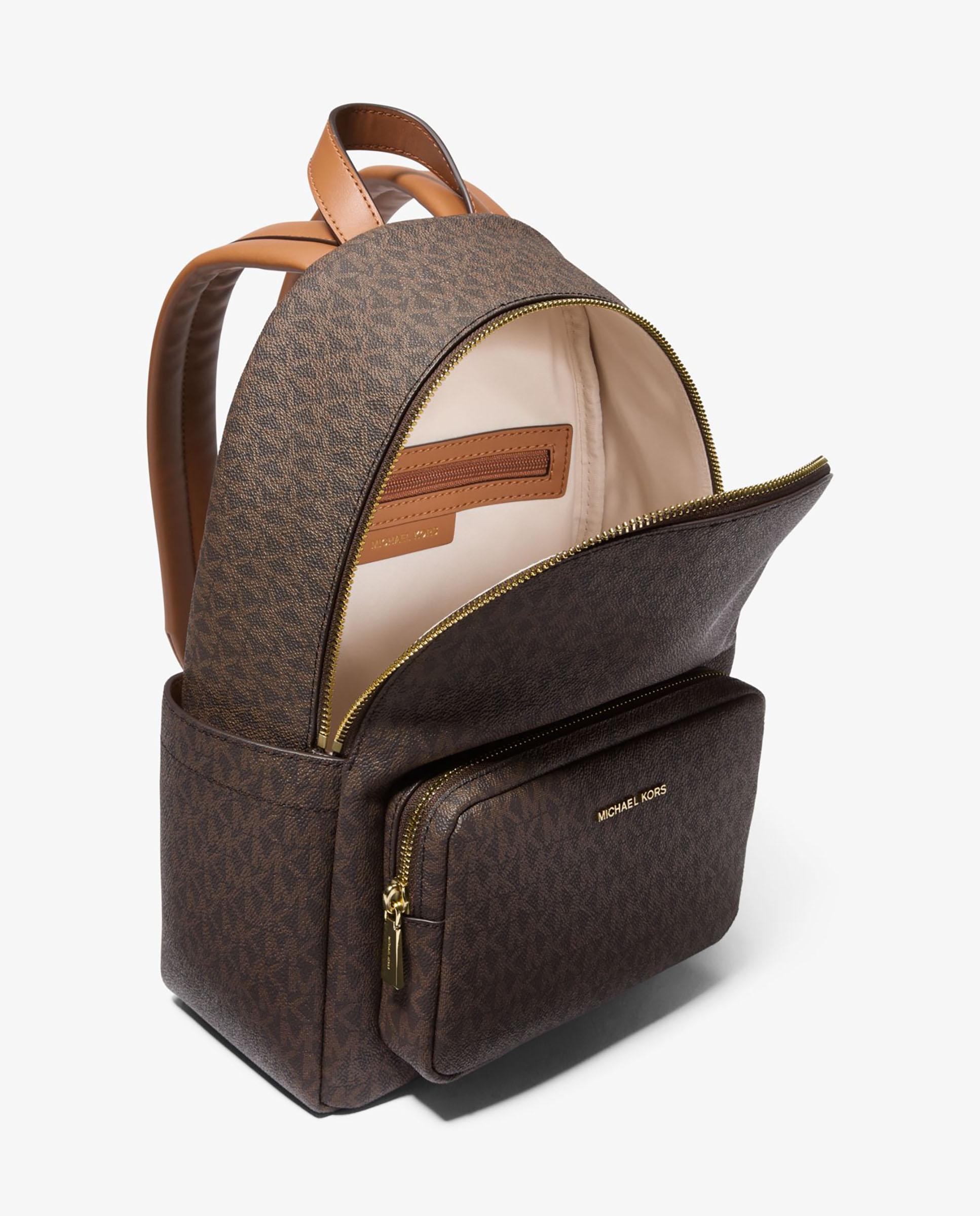Mochila Tanner Média com Logotipo Castanho-escuro-2