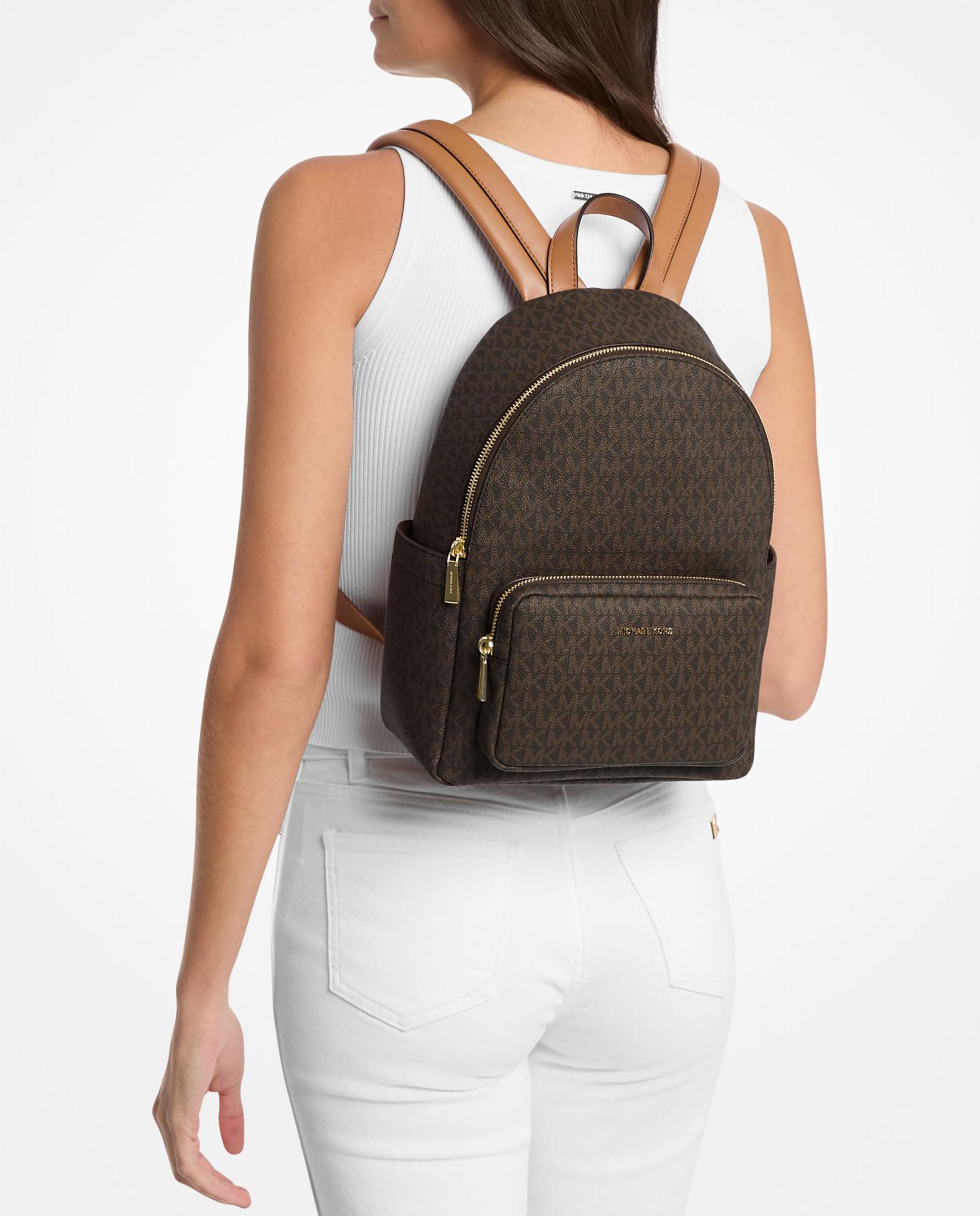 Mochila Tanner Média com Logotipo Castanho-escuro-3