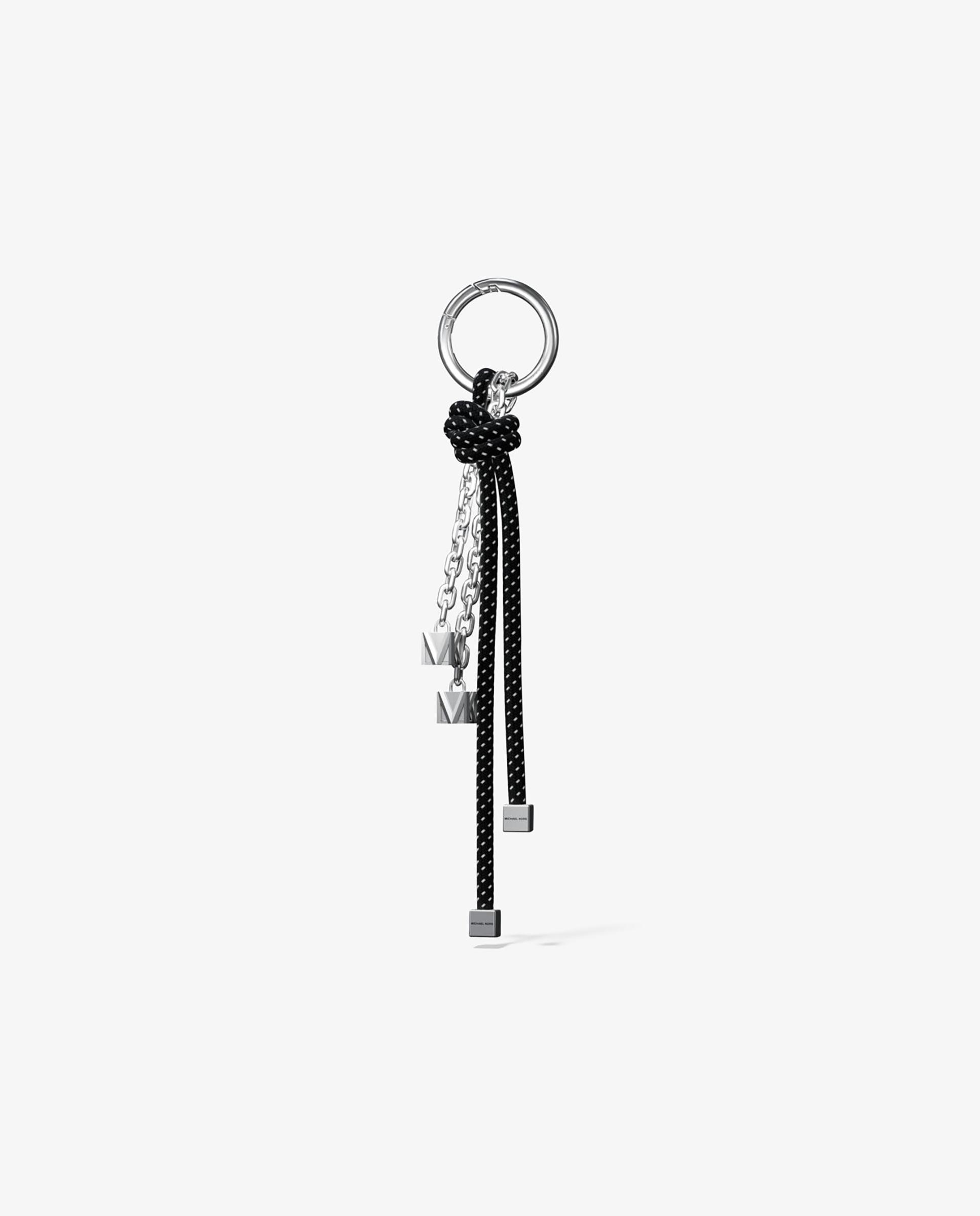 Imagem 0 de Adorno para Mala em Prateado Moteado com Cordão