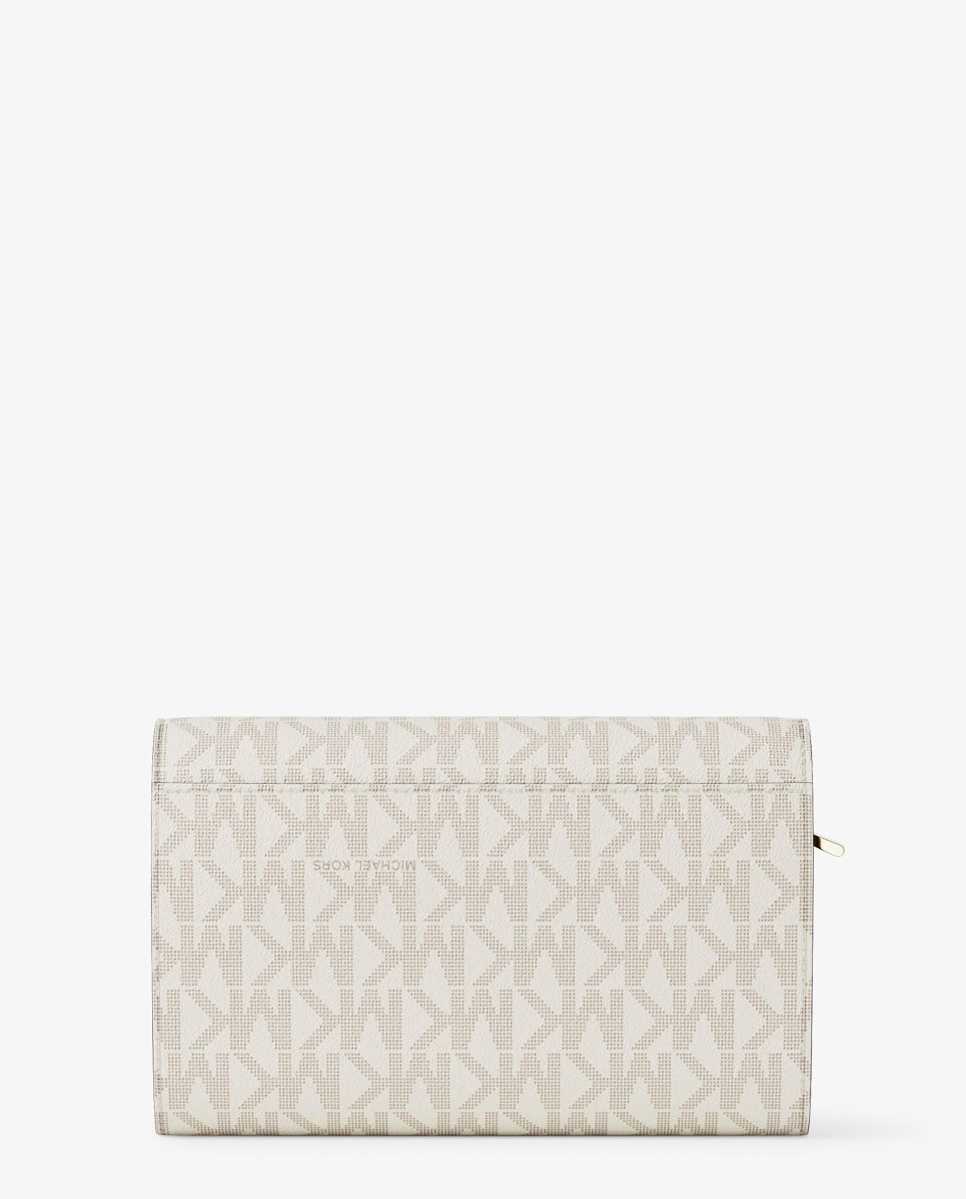 Carteira Jet Set Grande com Logotipo Natural-3