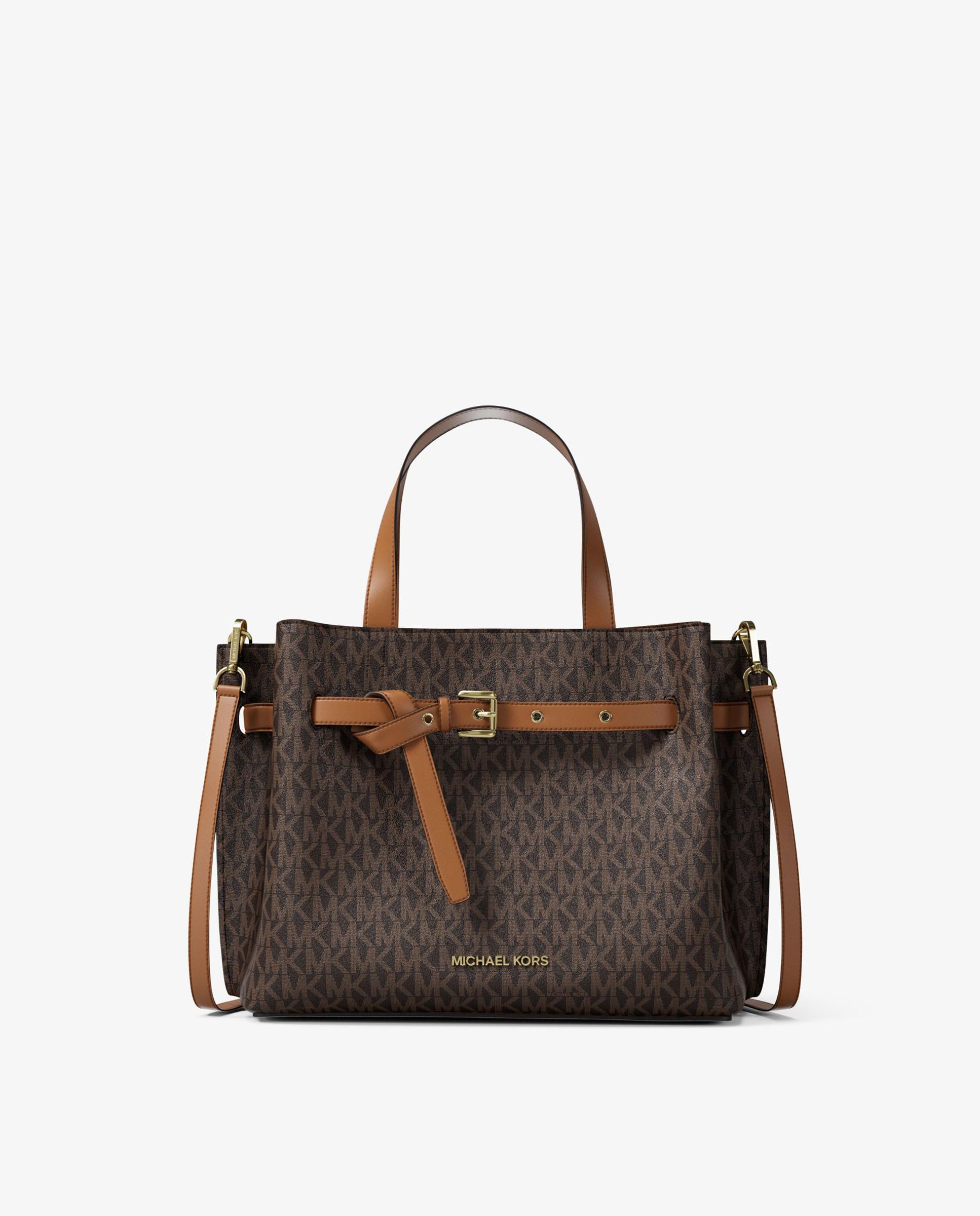 Imagem 0 de Mala a Tiracolo Satchel Emilia Média com Logotipo