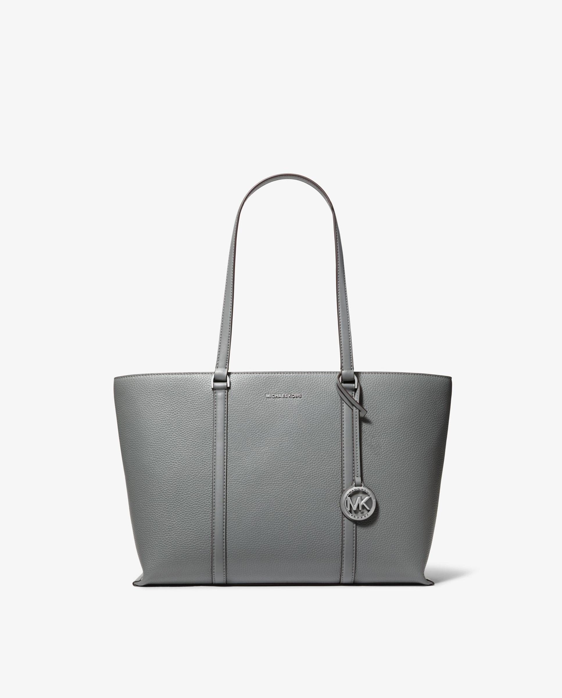Imagem 0 de Mala Shopper Tote Temple Grande de Pele Granulada