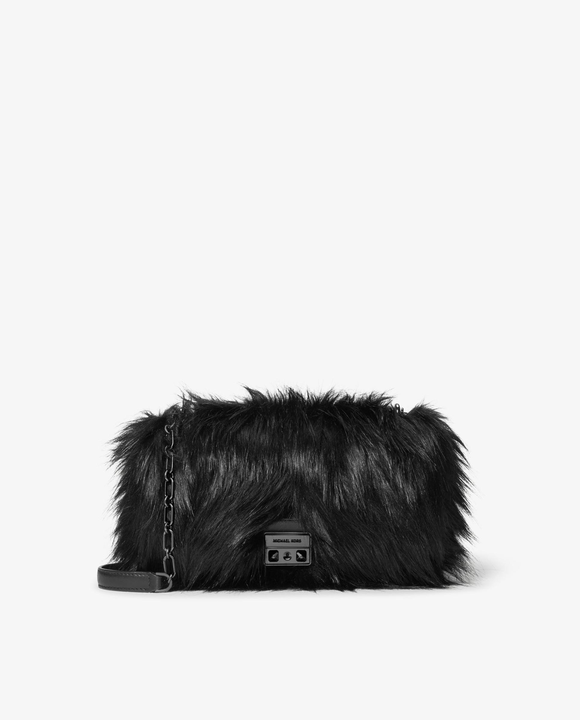 Imagem 0 de Mala de Ombro Tribeca Grande de Pelo de Ovelha Sintético