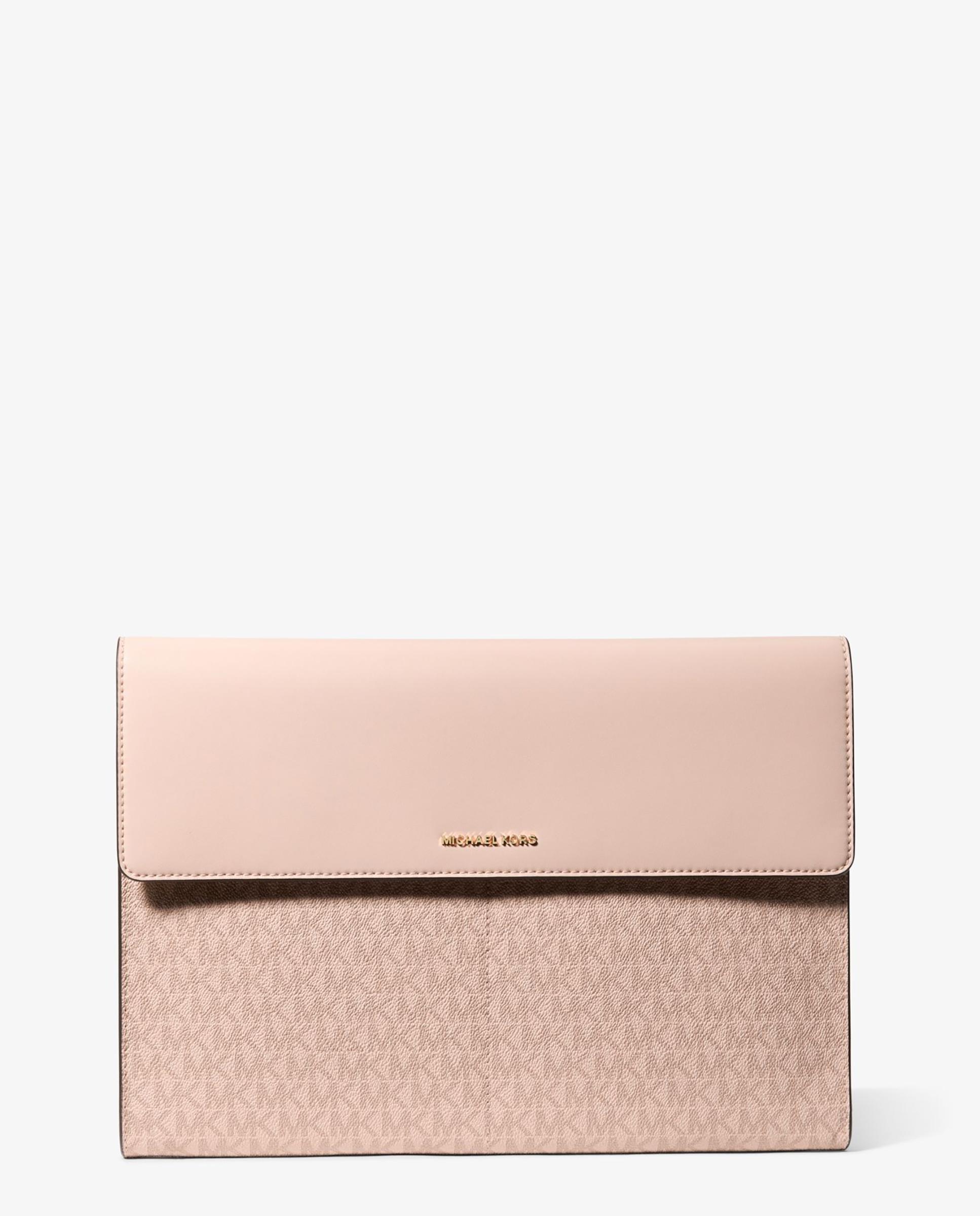 Capa para Computador Portátil Jet Set com Logotipo Rosa-claro-1