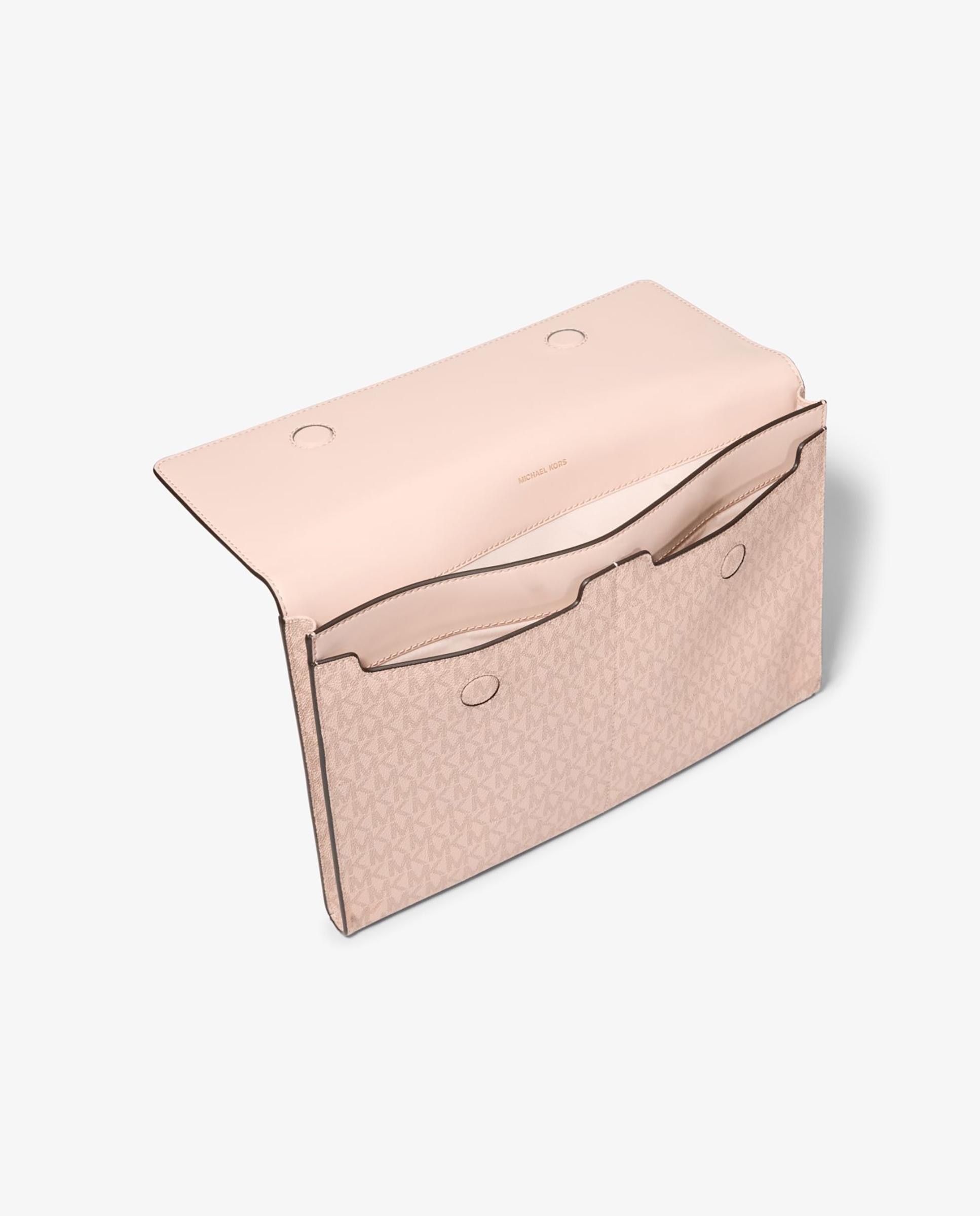 Capa para Computador Portátil Jet Set com Logotipo Rosa-claro-2