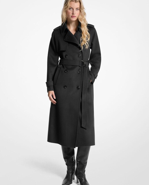 Imagem 0 de Sobretudo de Pano de Mescla de Lã com Cinto