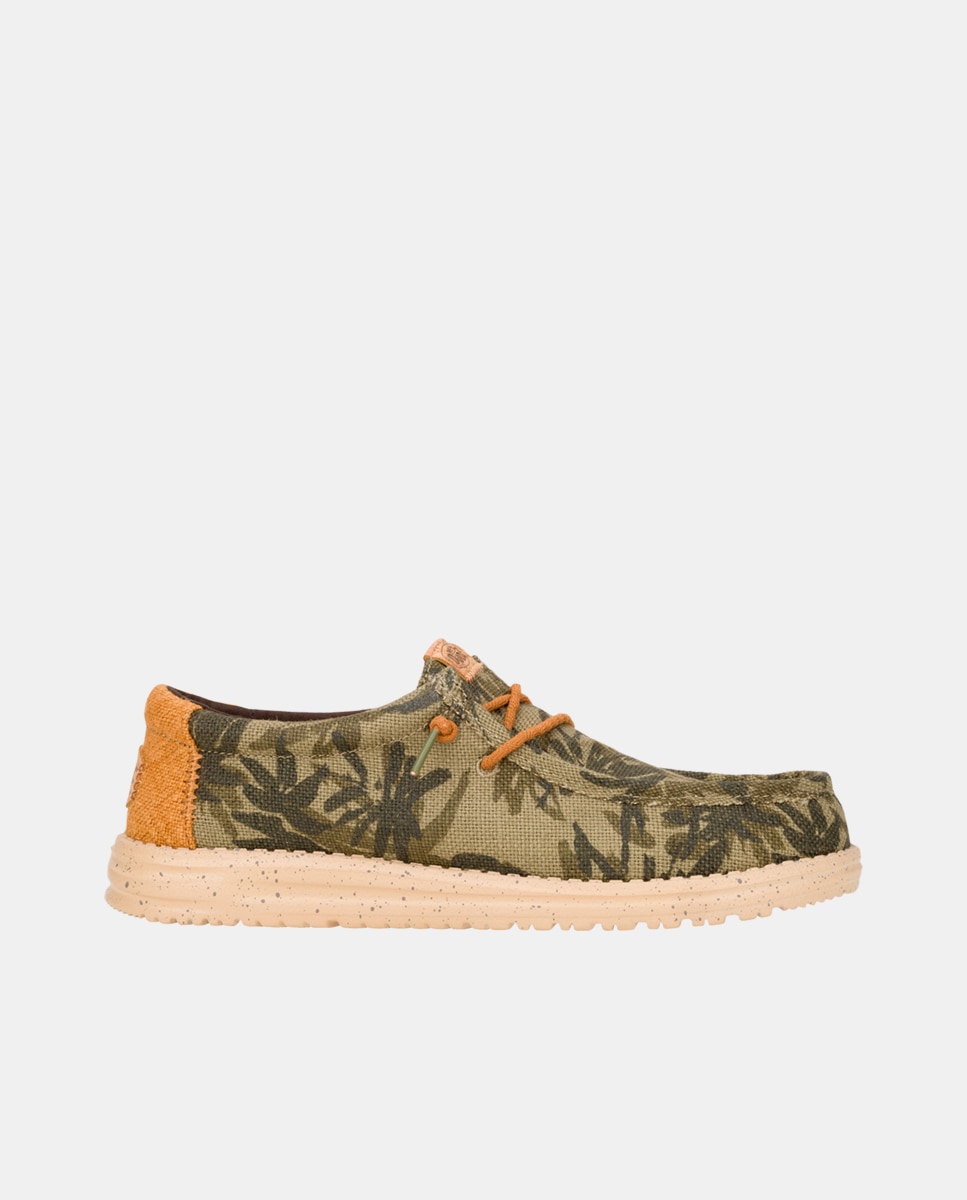 Sapatos de Cordões em Juta com Estampado Multicolor-1