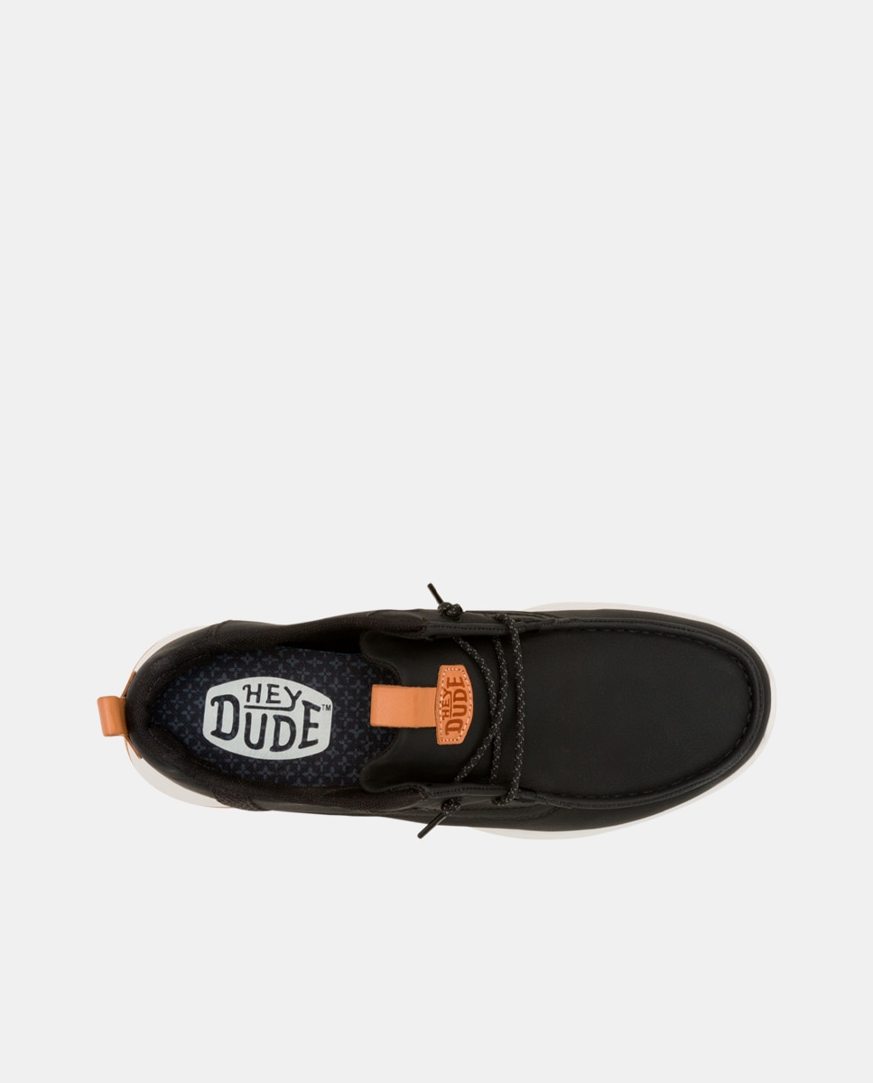 Sapatos de Cordões em Malha Preto-6