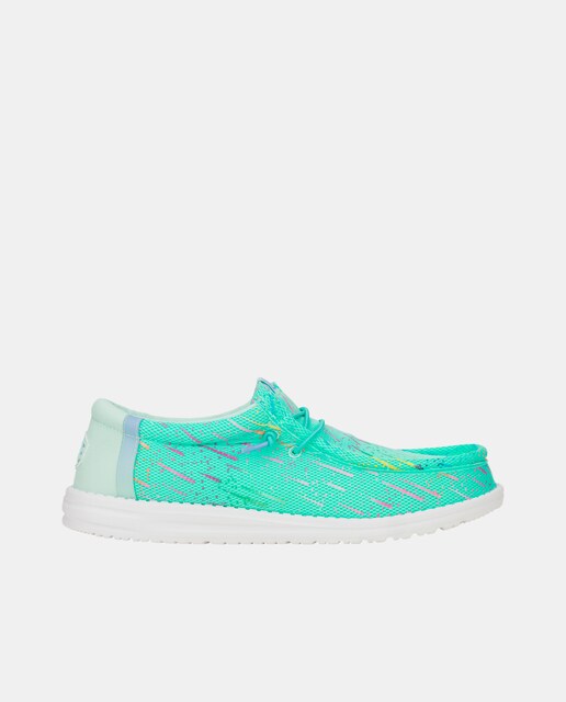 Imagem 0 de Sapatos de Cordões em Malha Elástica e Neon