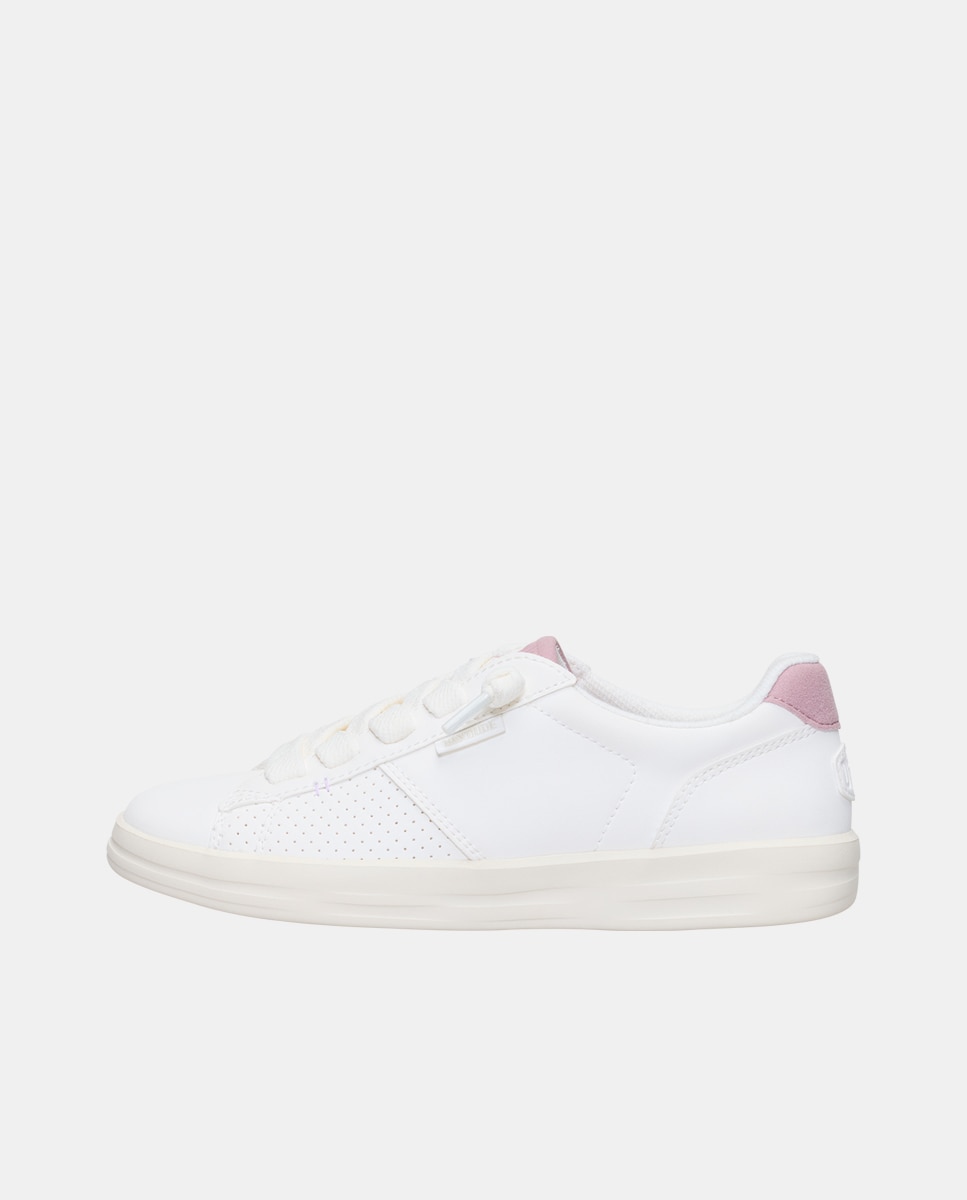 Sapatilhas com Atacadores Branco-2