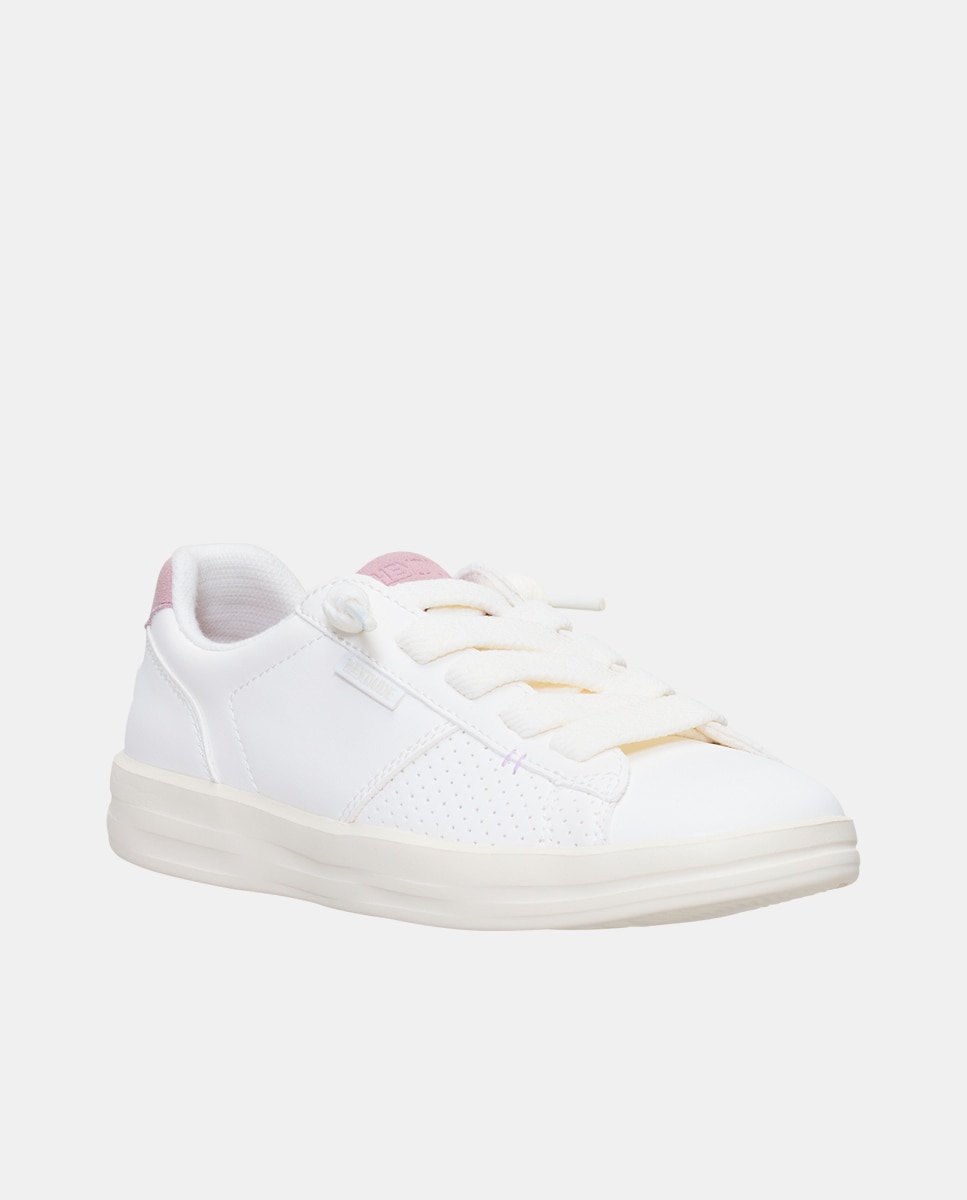 Sapatilhas com Atacadores Branco-3