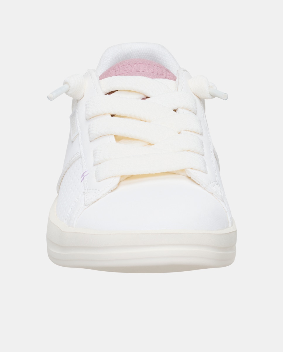 Sapatilhas com Atacadores Branco-6