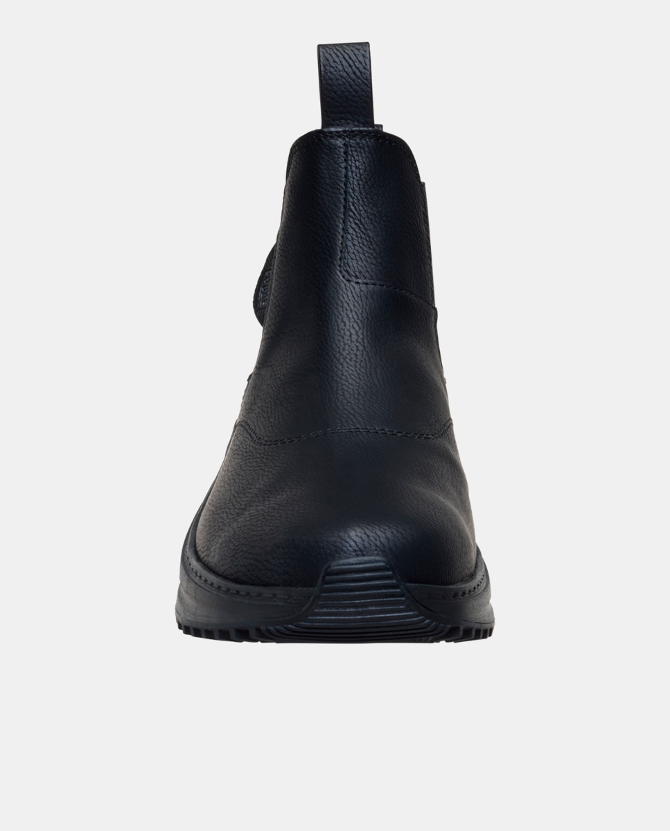 Botas Chelsea com Elásticos Preto-4