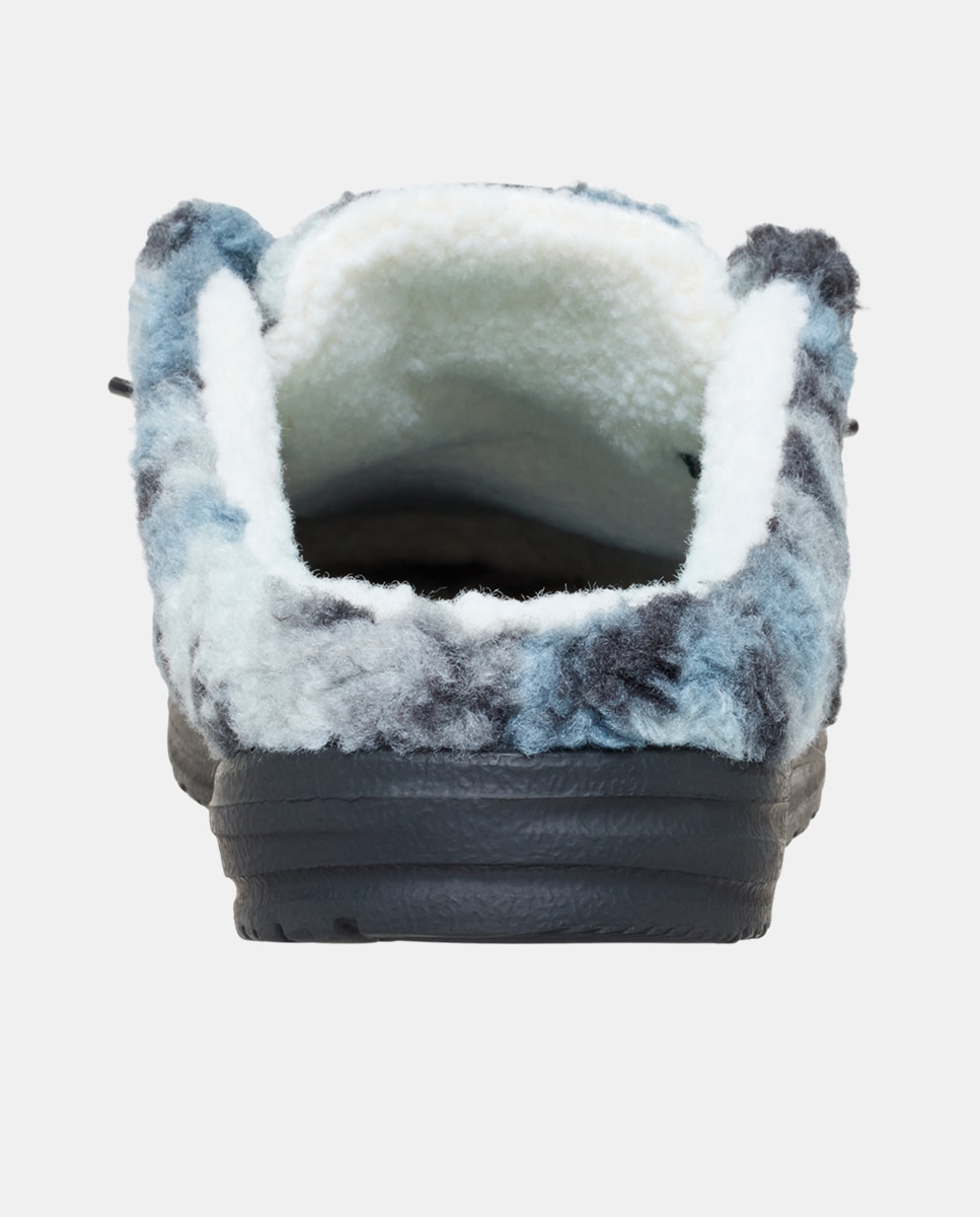 Socas de Pelo de Ovelha Azul / Cinzento-5