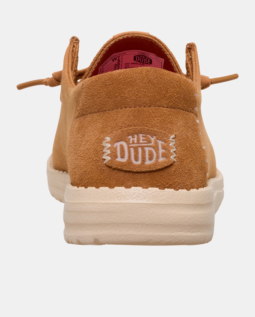 Sapatos de Cordões em Tecido Castanho-5