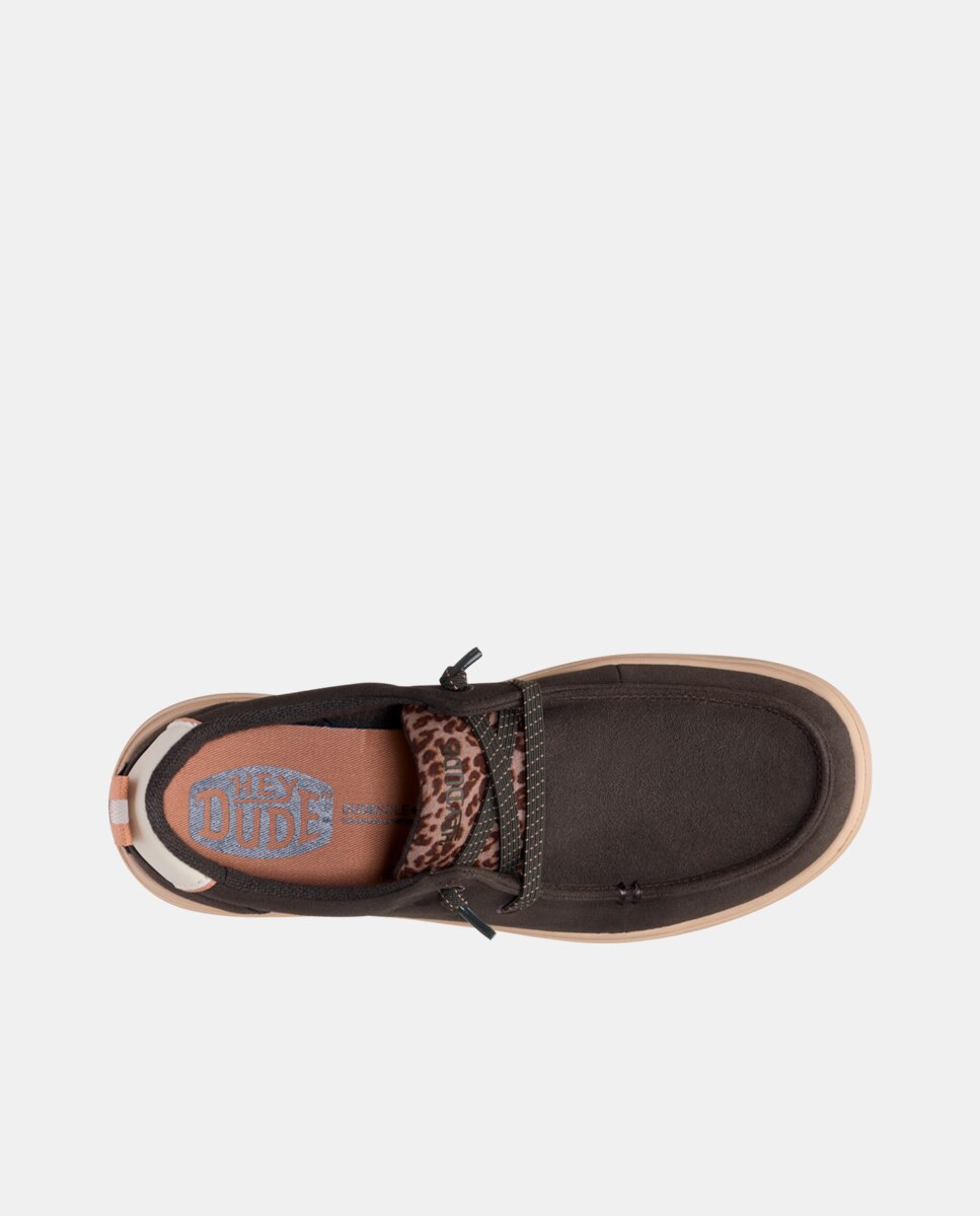 Sapatos de Cordões em Tecido Verde-escuro-6
