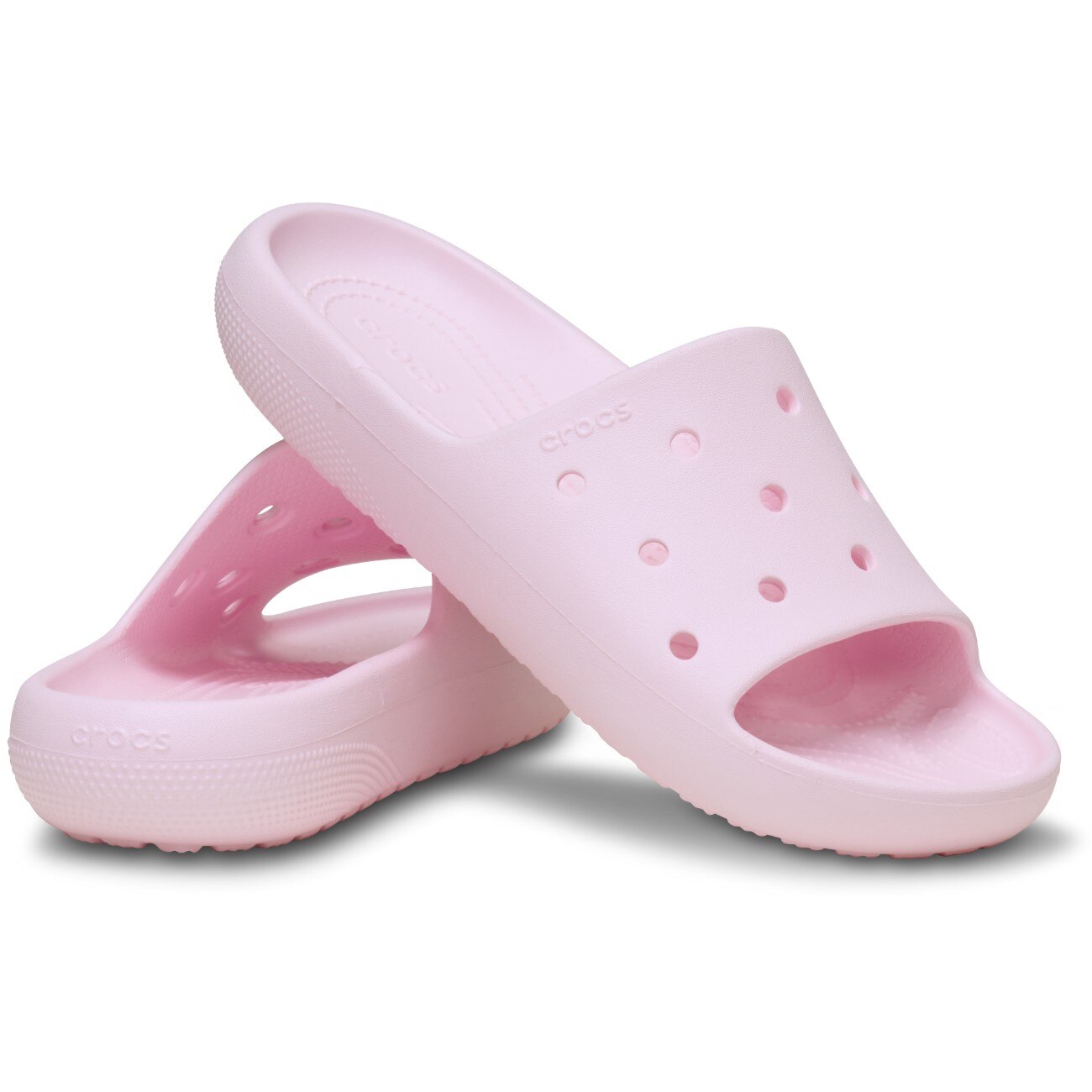 Chinelos Classic Slide V2 U Crocs Rosa-2