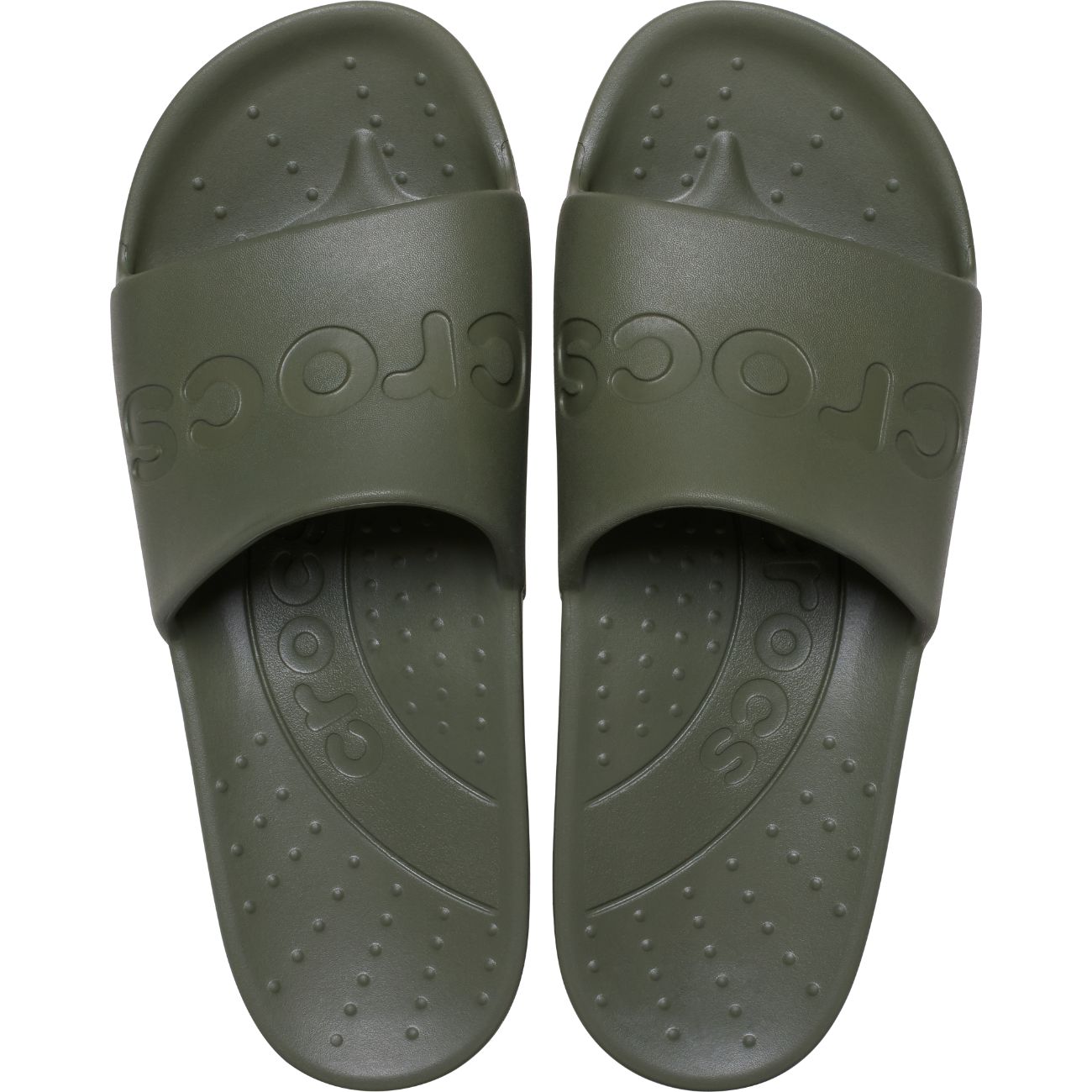 Chinelos Crocs Slide U Crocs Verde-militar-3