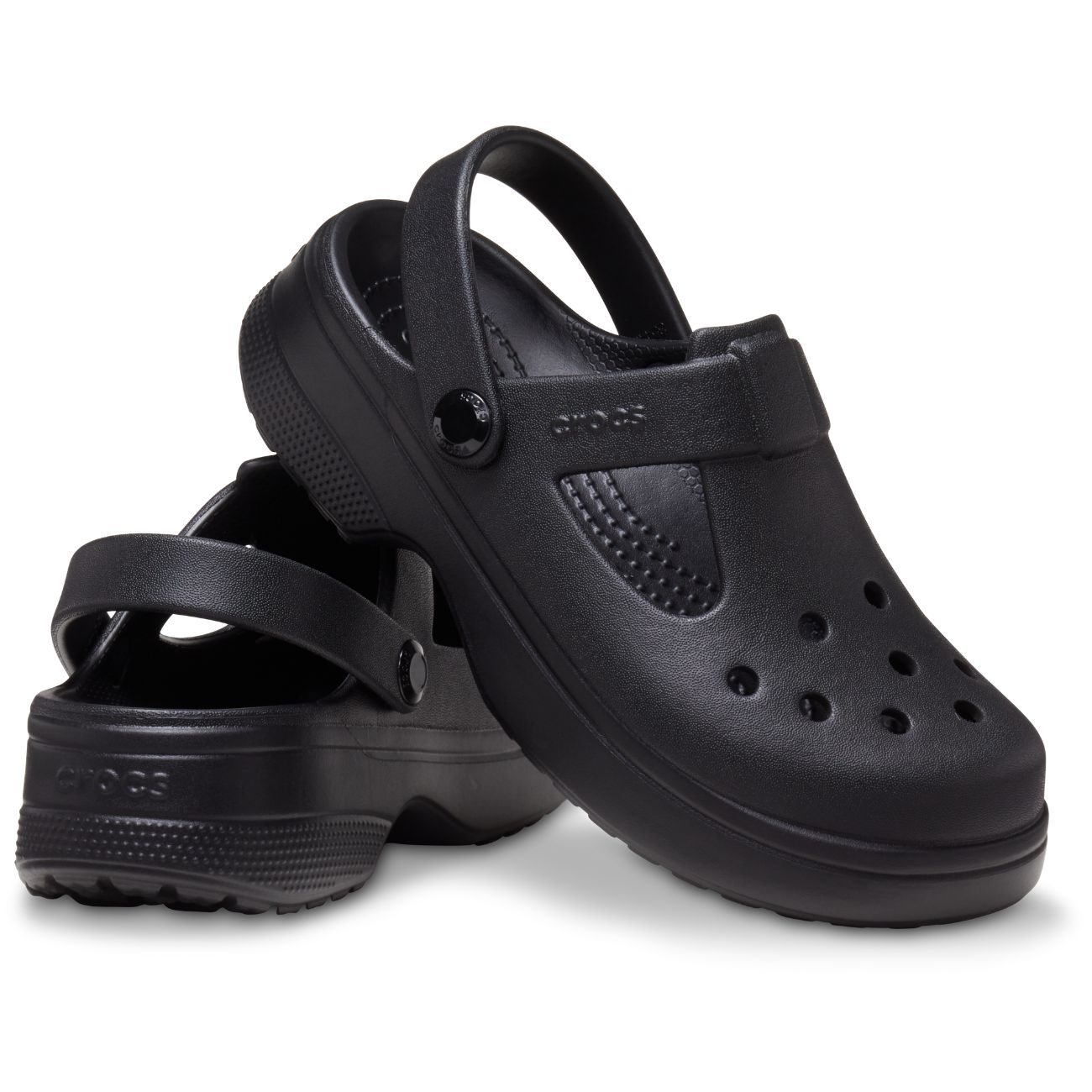 Socas Infantil Classic Mary Jane Clog K Crocs Preto-2
