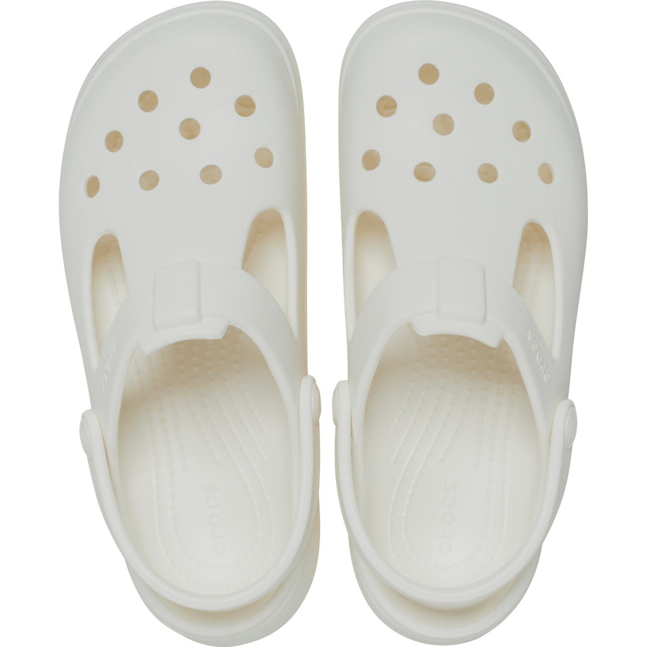 Socas Infantil Classic Mary Jane Clog K Crocs Branco-3